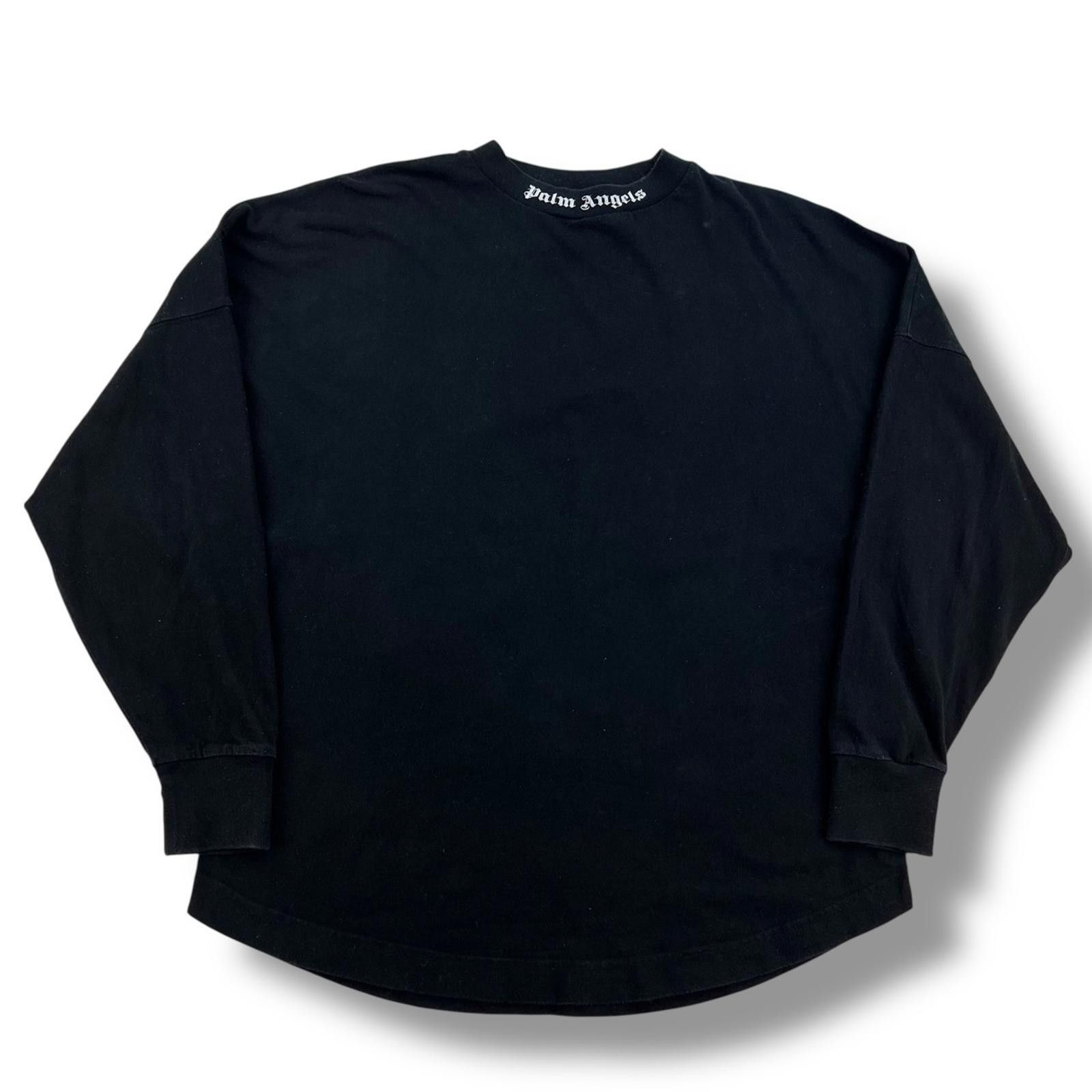 Palm Angels Palm Angels Black Spellout Long Sleeve T Shirt Size US XS / EU 42 / 0 - 3 Thumbnail