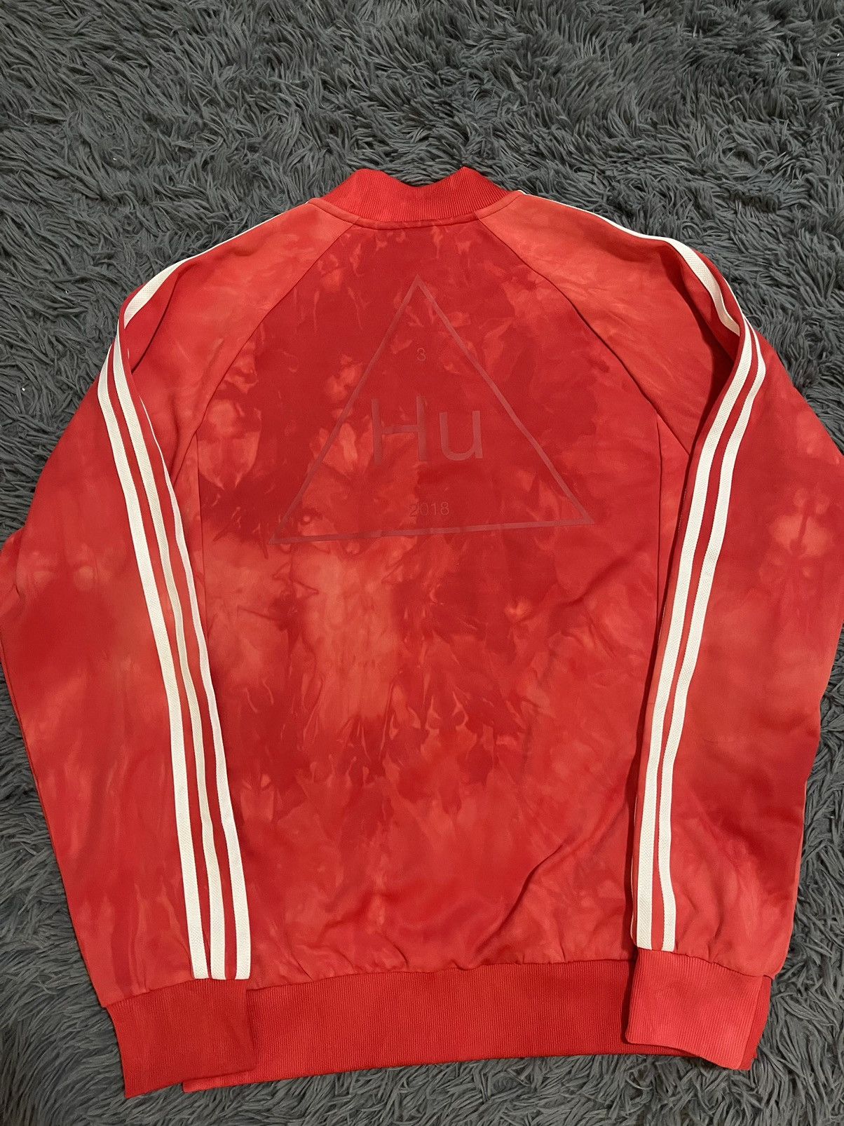Adidas × Pharrell Pharrell Adidas Track Suit Top Red Size Medium Size US M / EU 48-50 / 2 - 5 Thumbnail