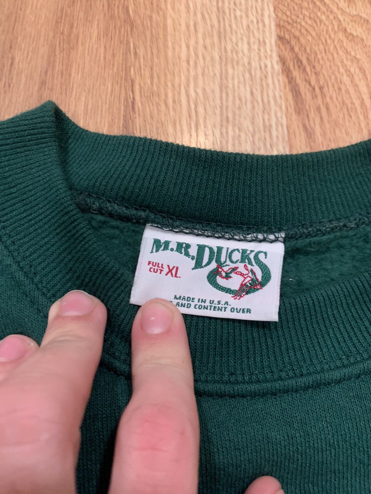 Vintage 1996 Vintage M.R. Ducks Sweatshirt Size US XL / EU 56 / 4 - 6 Thumbnail
