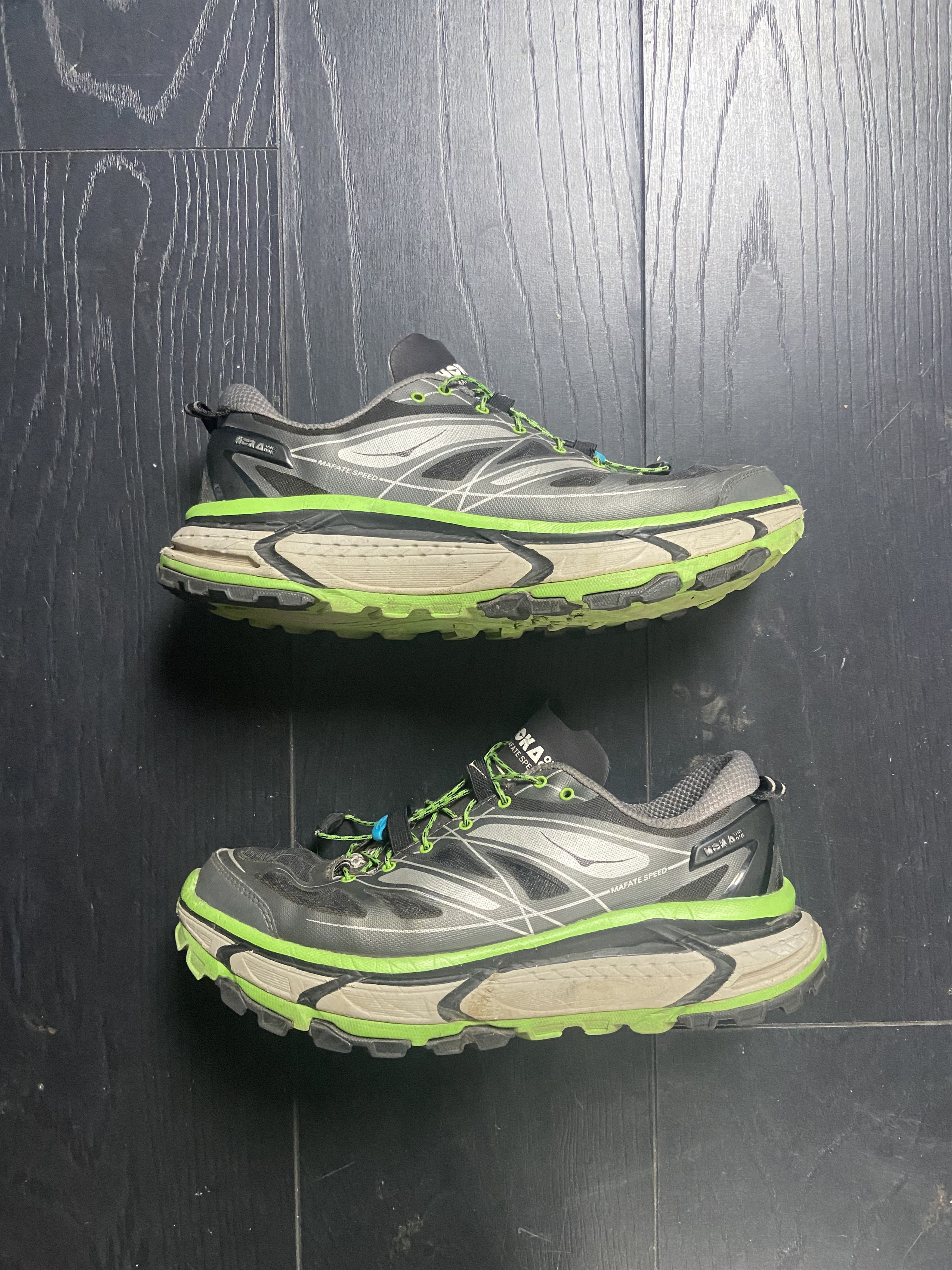 Hoka Hoka One One Mafate Speed Green Flash Size US 11.5 / EU 44-45 - 3 Thumbnail