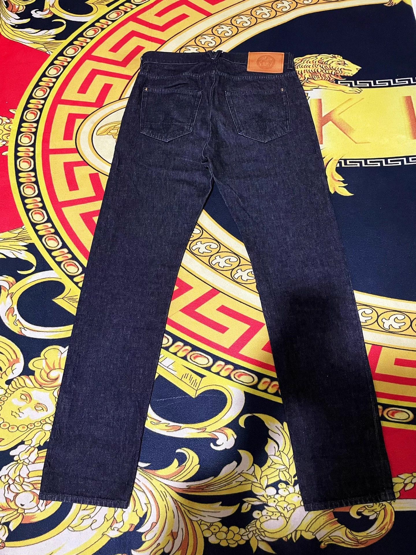 Versace Versace Main Line Runway Washed Jeans Men's 31 Size US 31 - 2 Thumbnail