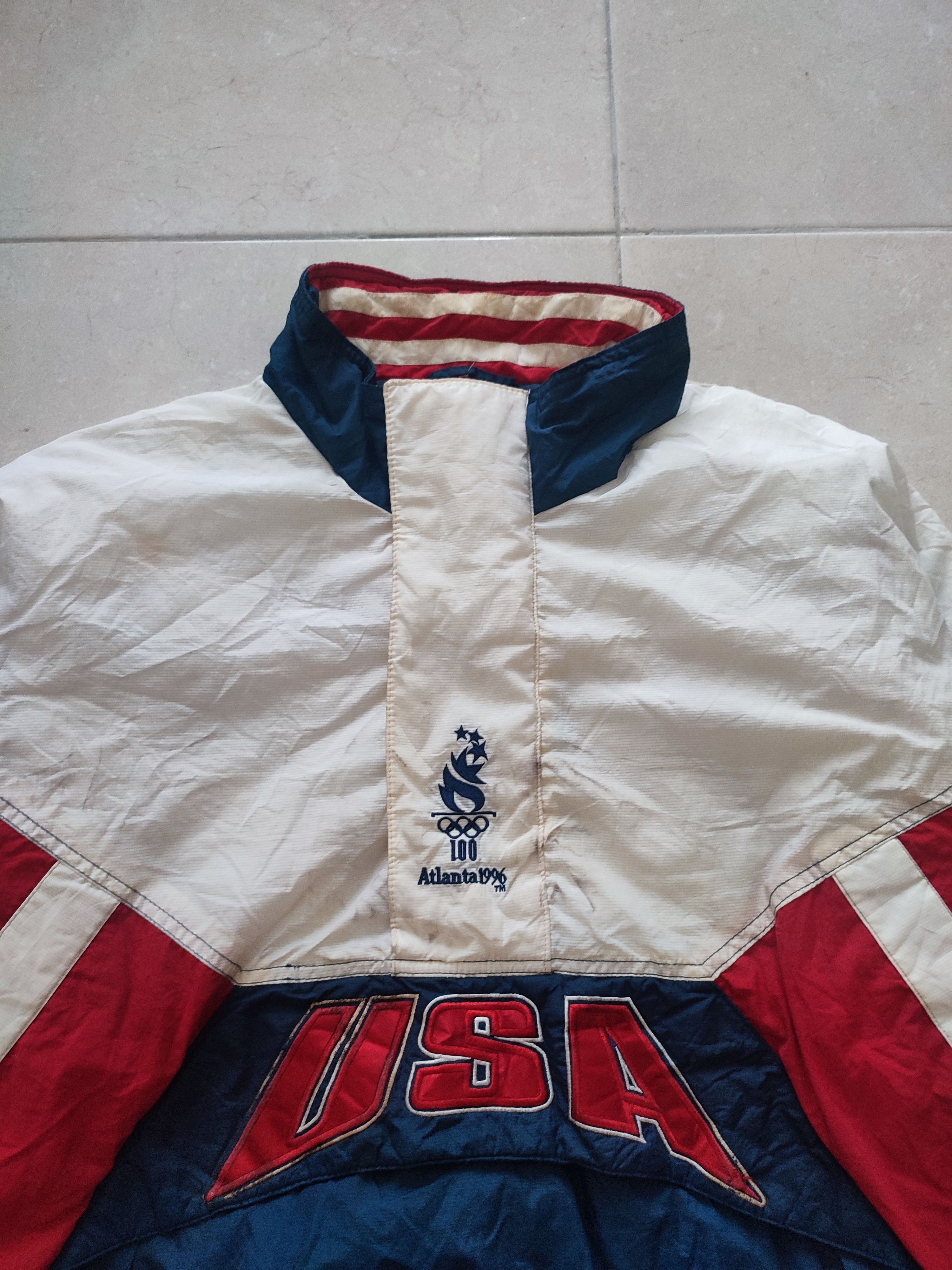 Starter × USA Olympics × Vintage 🔥STEALS🔥Very Rare Vintage Starter Olympic Atlanta Jacket Size US M / EU 48-50 / 2 - 3 Thumbnail