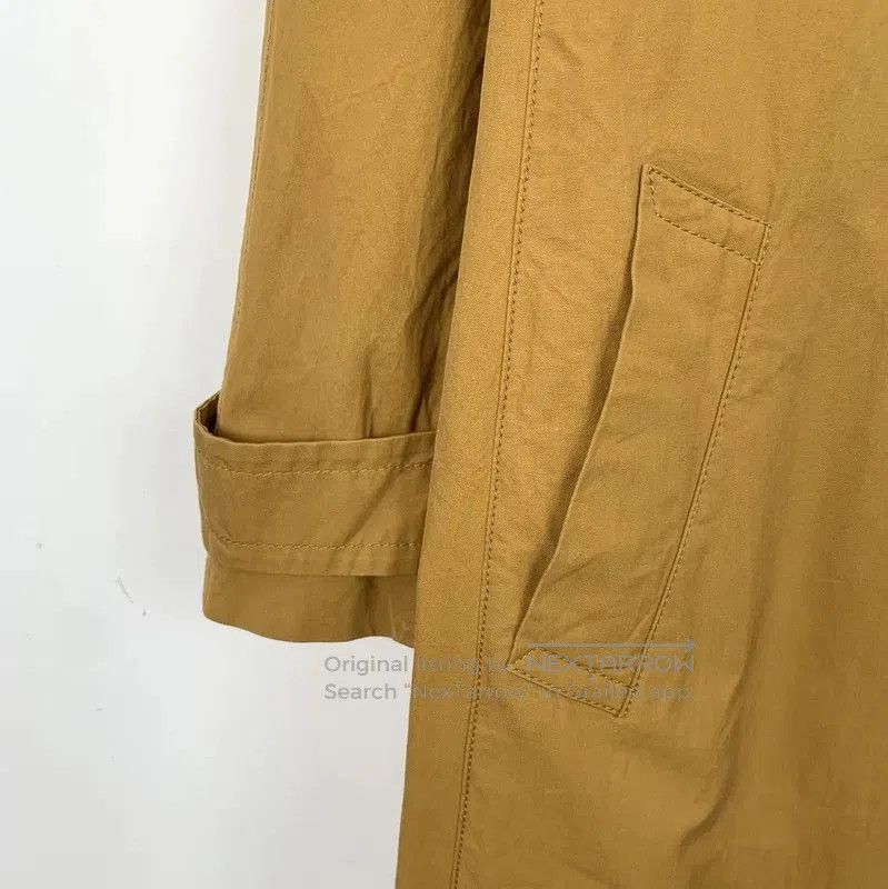 Max Mara MaxMara Brown Cotton Trench Coat . Size S / US 4 / IT 40 - 5 Thumbnail