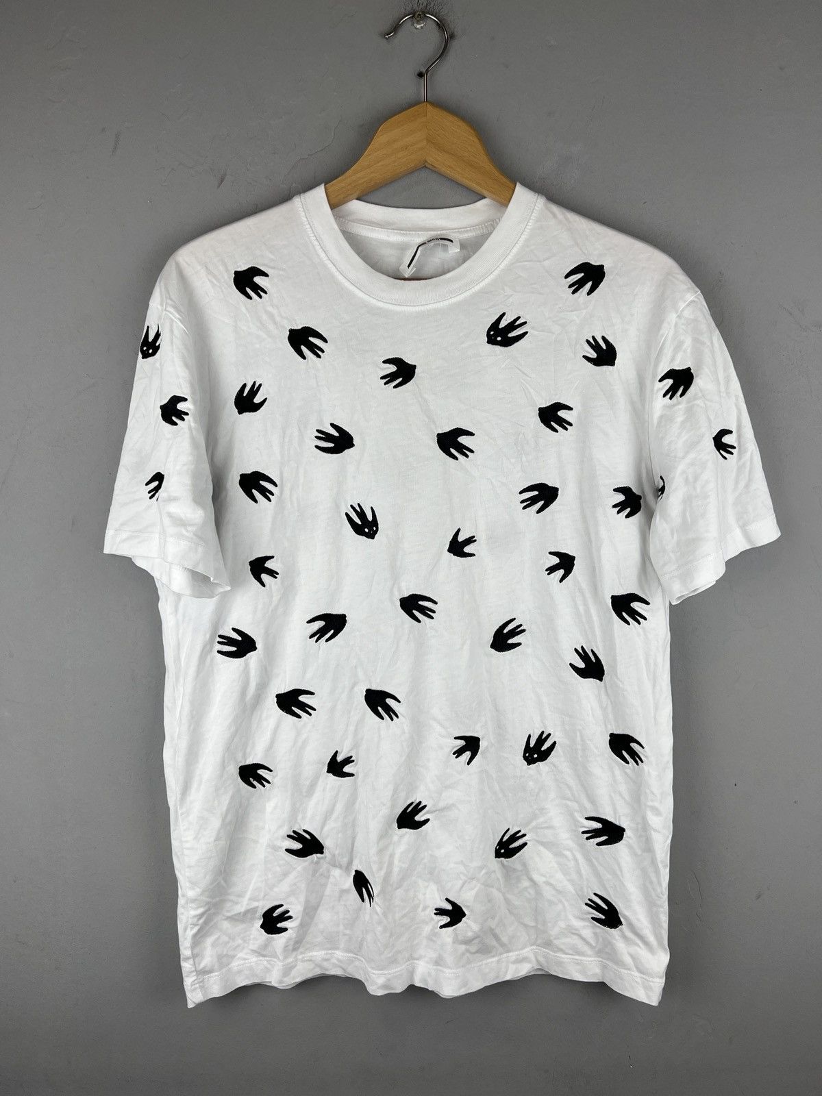 Alexander McQueen MCQ Multiple Birds t shirt Size US L / EU 52-54 / 3 - 1 Thumbnail