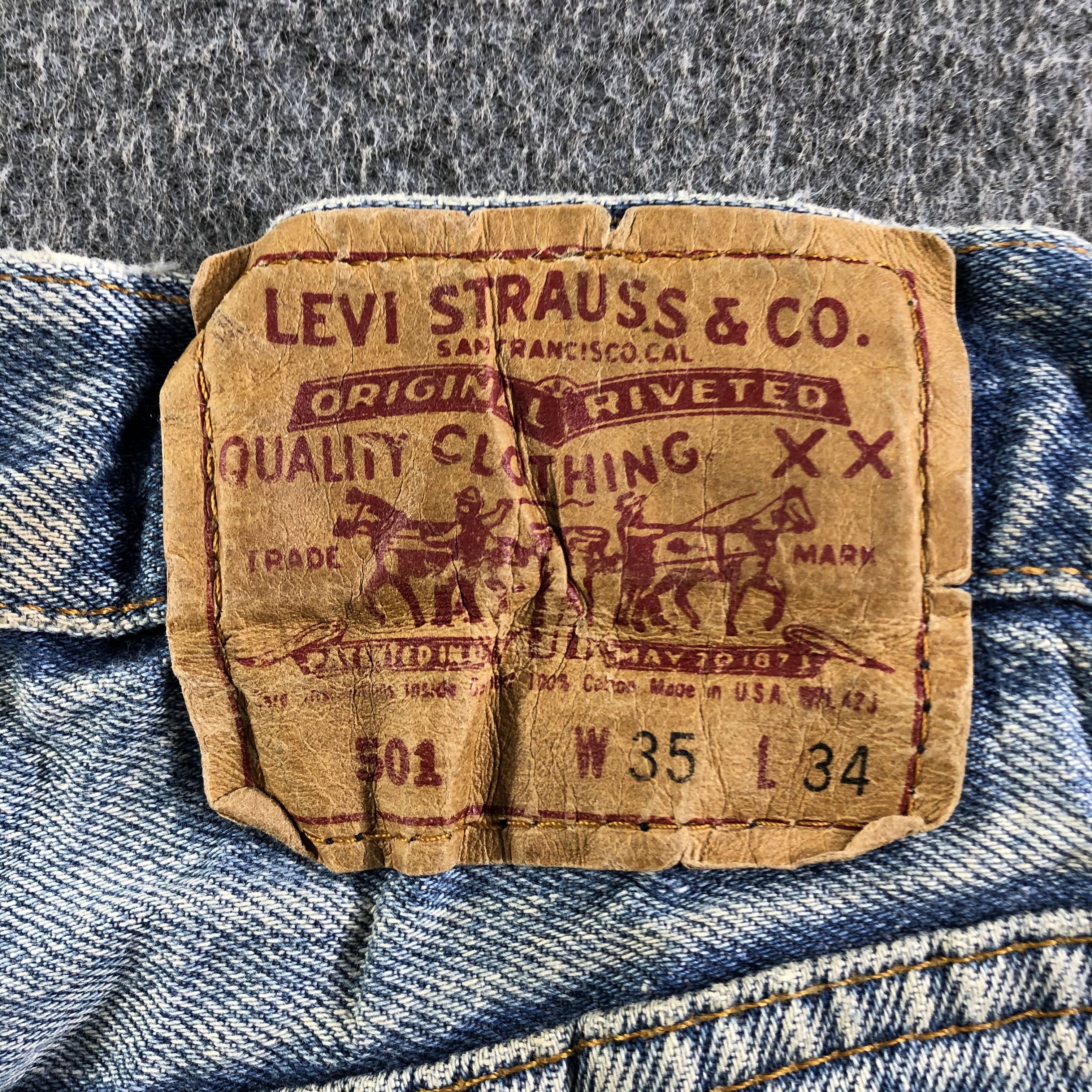 Levi's Vintage 90s Levis 501 Jeans-J3641 Size US 33 - 5 Thumbnail