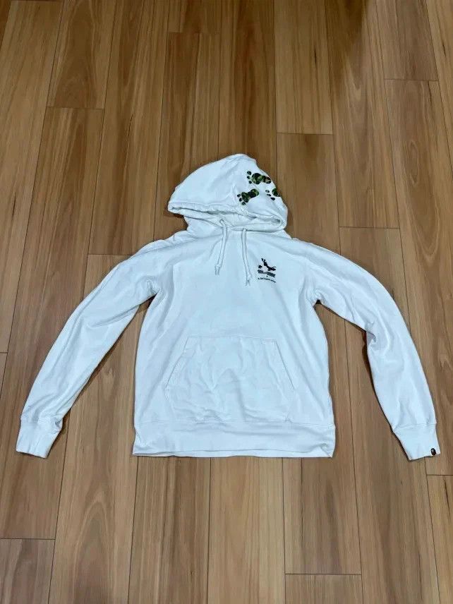 Bape Bape x tom and jerry footprints pullover hoodie White SS21 Size US L / EU 52-54 / 3 - 4 Thumbnail