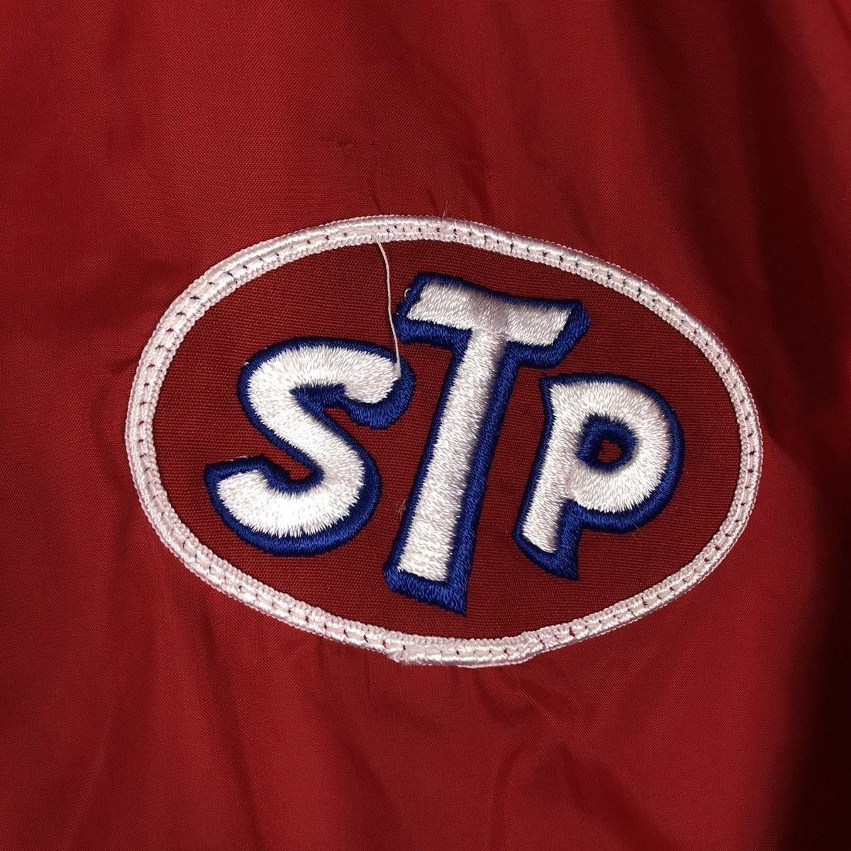 Kadoya 🔥VINTAGE ZIPPER BIKER JACKET LIGHT STP BIG LOGO Size US L / EU 52-54 / 3 - 18 Thumbnail