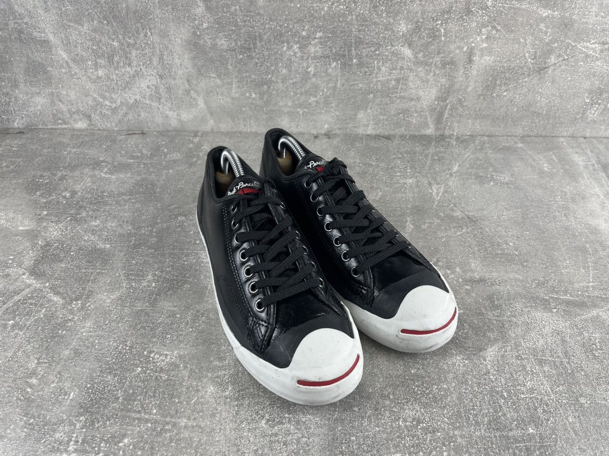 Converse × Vintage CONVERSE Jack Purcell Archives Dark/White Leather Sneakers Size US 8.5 / EU 41-42 - 3 Thumbnail