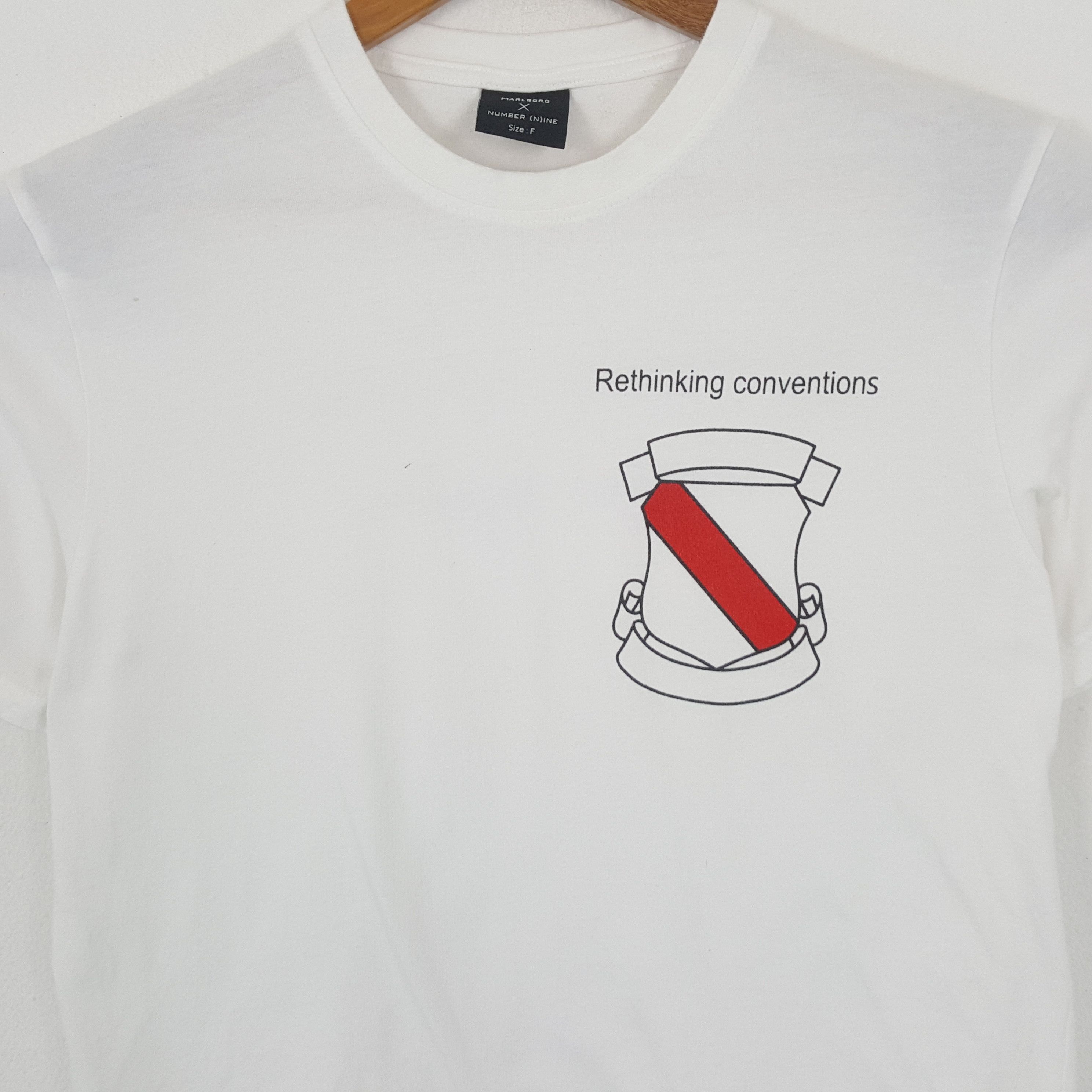 Marlboro × Number (N)ine × Vintage Vintage MARLBORO x NUMBER (N)INE Japanese Brand T-Shirts Size US M / EU 48-50 / 2 - 4 Thumbnail
