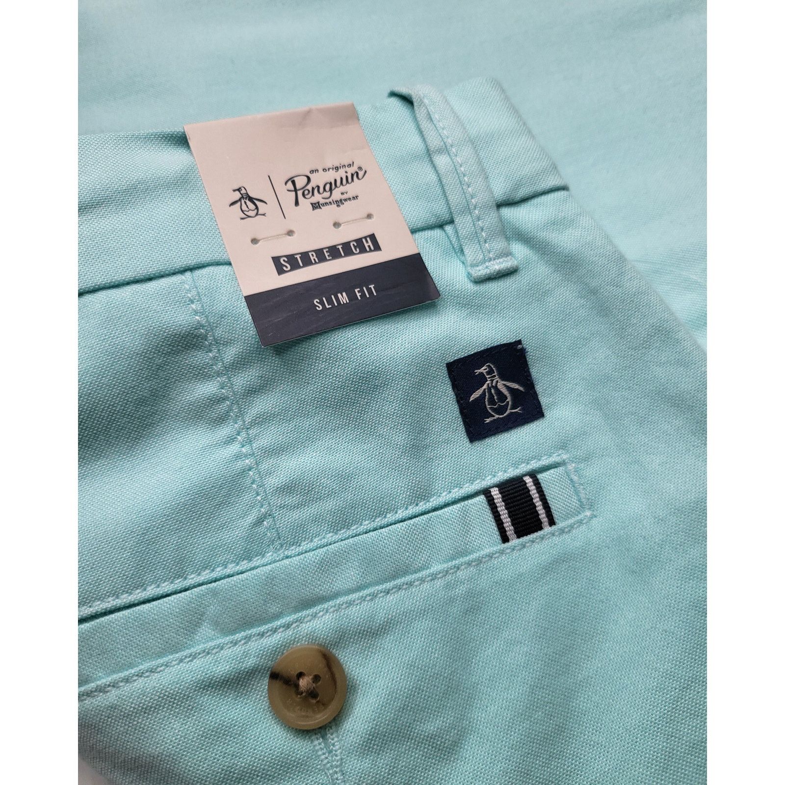 Original Penguin NWT Original Penguin INStretch Chino Pants Aruba Blue 29x32 Size US 29 - 6 Thumbnail