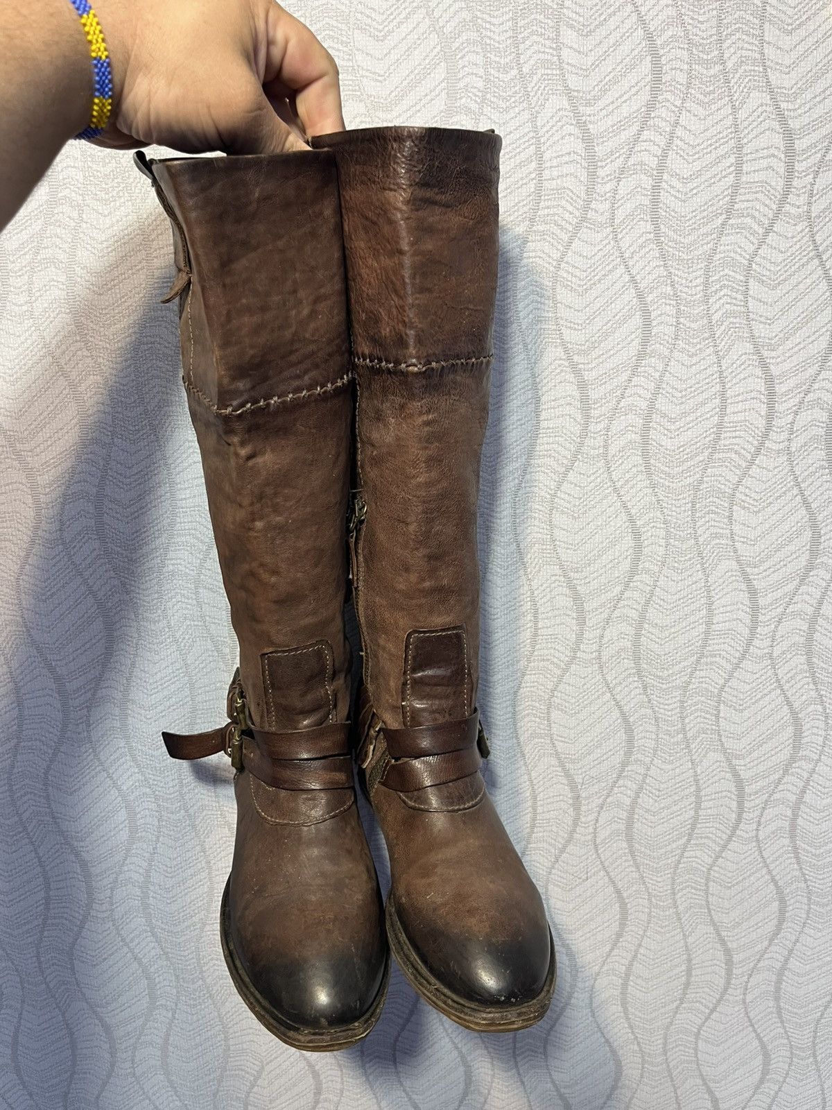A.S.98 × Cowboy Equipment A.S.98 Airstep Carter AvantGarde Hight Knee Zip Boho Boots Size US 9 / IT 39 - 2 Thumbnail