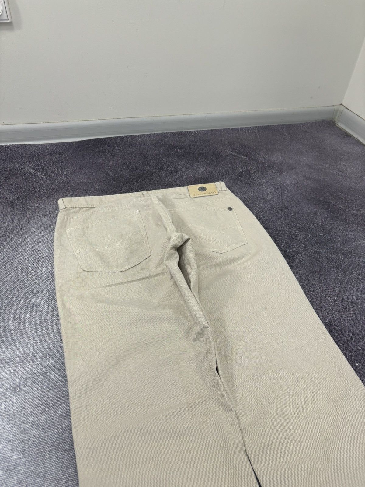 Trussardi × Vintage Vintage Trussardi Men’s Slim Straight Fit Luxury Pants Jeans Size US 33 - 5 Thumbnail
