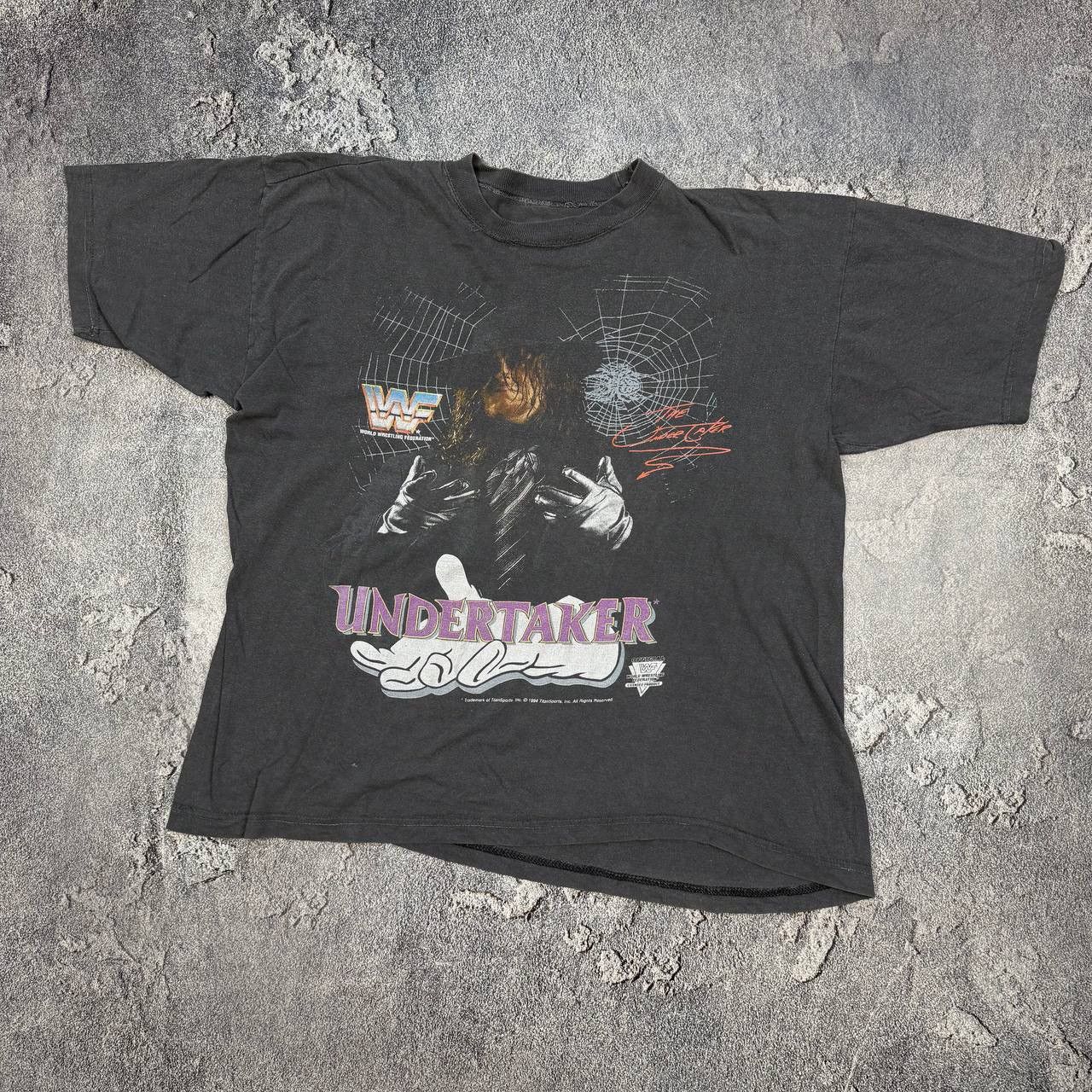 WWF RARE WWF Undertaker 1994t-shirt Size US M / EU 48-50 / 2 - 1 Thumbnail