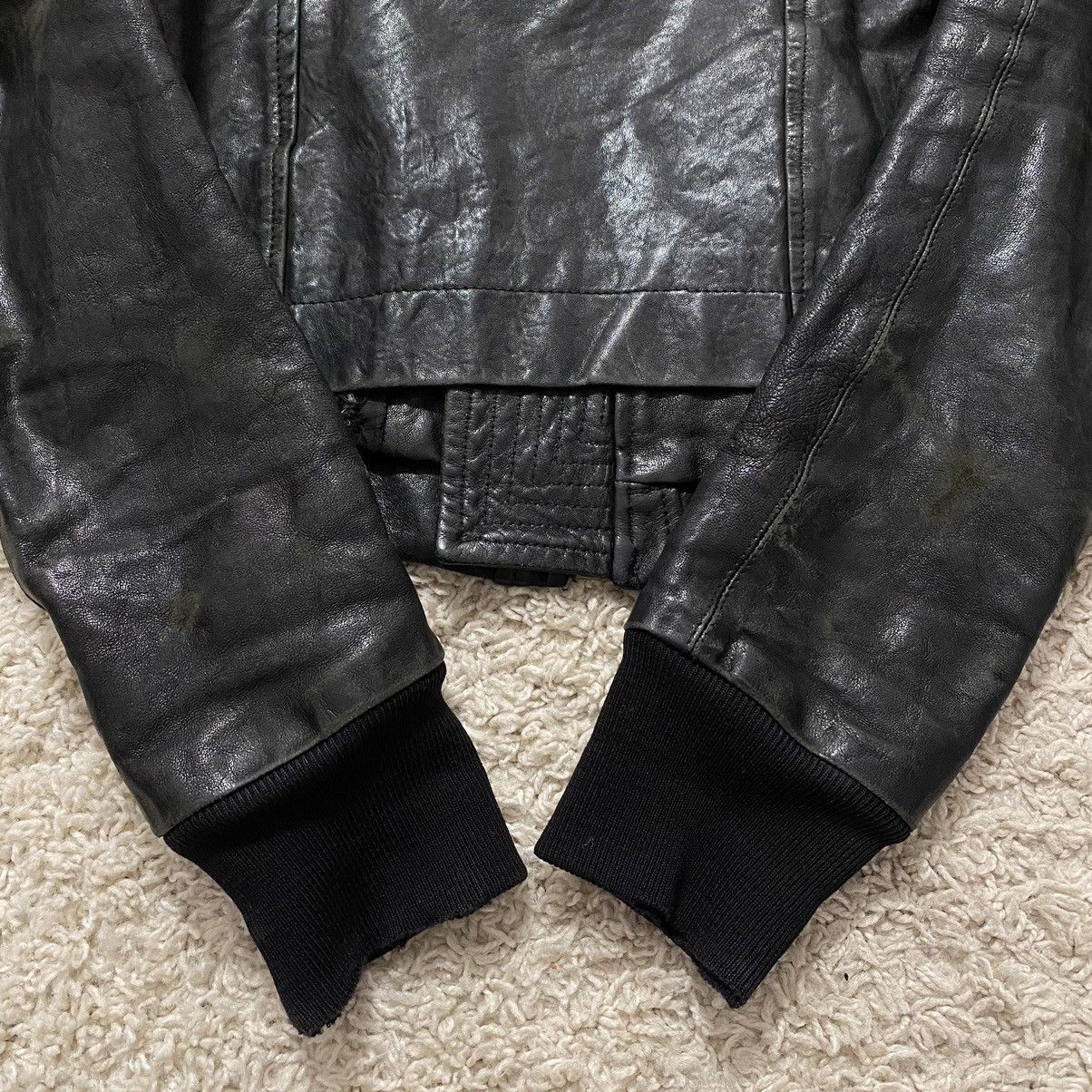 Rick Owens Rick Owens FW09 “Crust” High Neck Intarsia Jacket Size US S / EU 44-46 / 1 - 10 Thumbnail