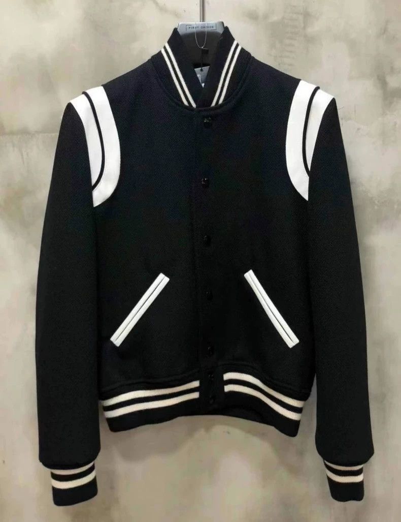 Saint Laurent Paris Saint Laurent Paris Classic baseball jacket-2506 Size US S / EU 44-46 / 1 - 1 Thumbnail