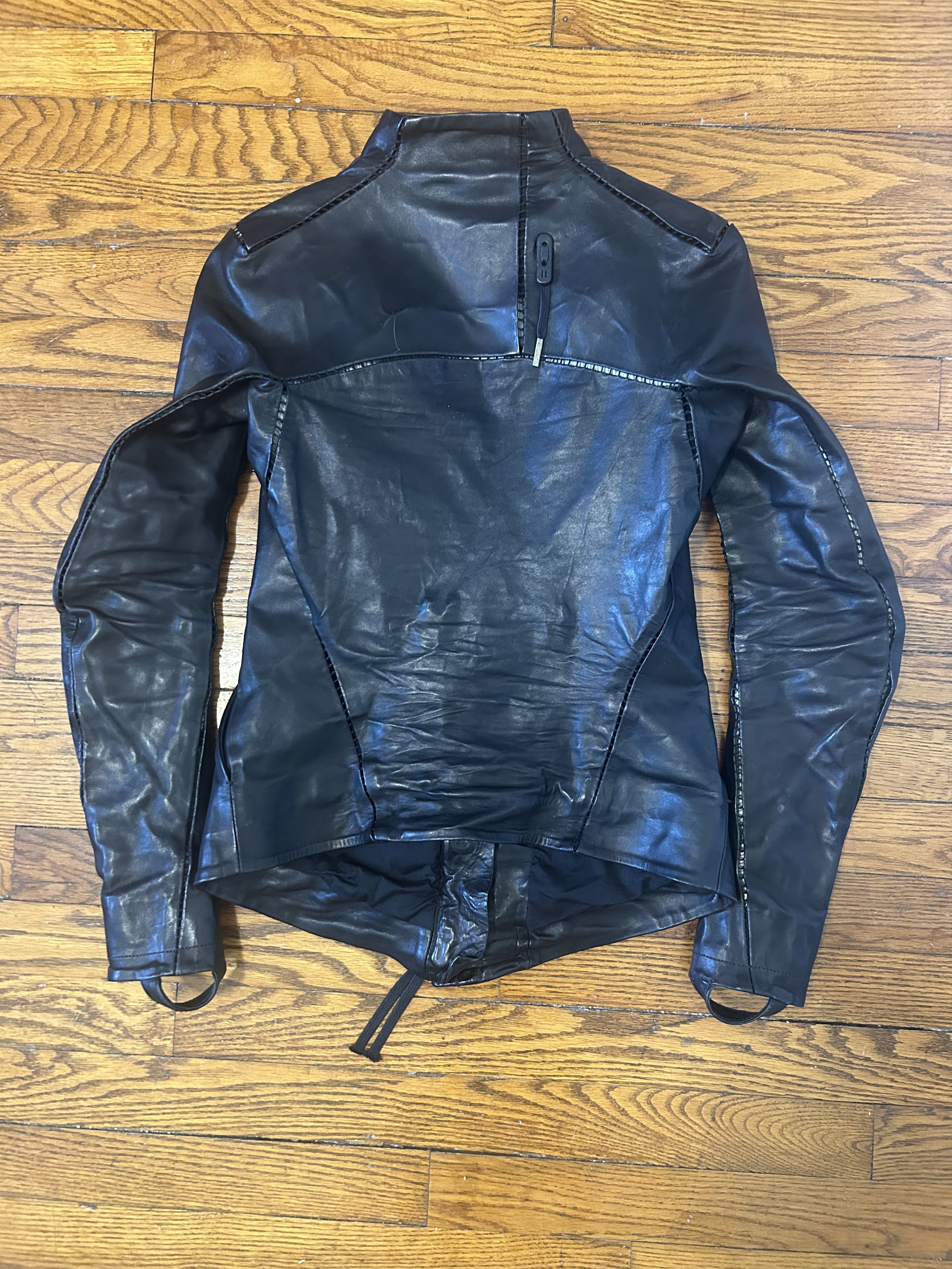 Boris Bidjan Saberi Kangaroo Leather Scarstitch jacket Size US XS / EU 42 / 0 - 2 Thumbnail