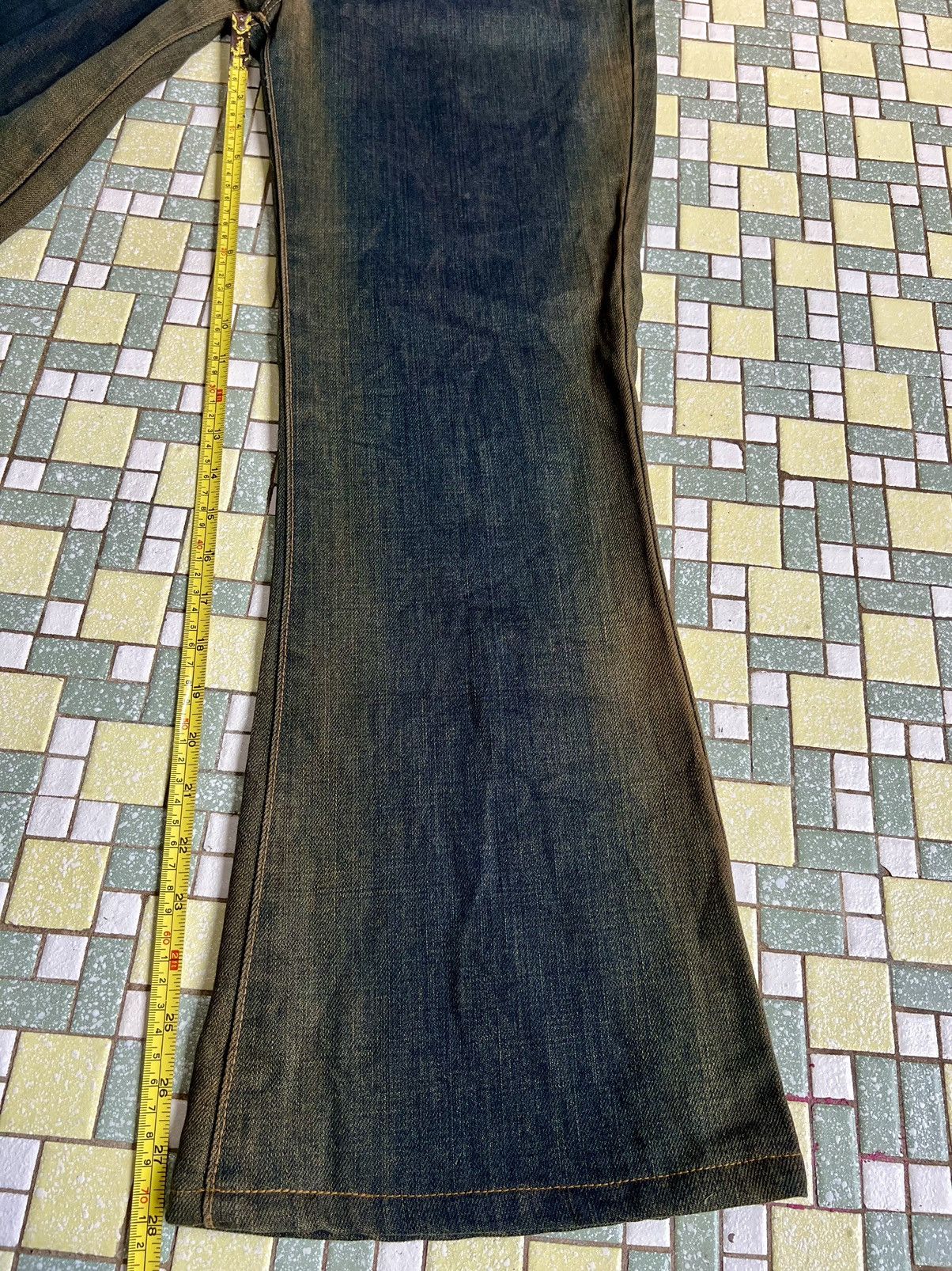 Japanese Brand × Wrangler Wrangler Western Style Faded Blue Flared Jeans Size US 28 / EU 44 - 15 Thumbnail