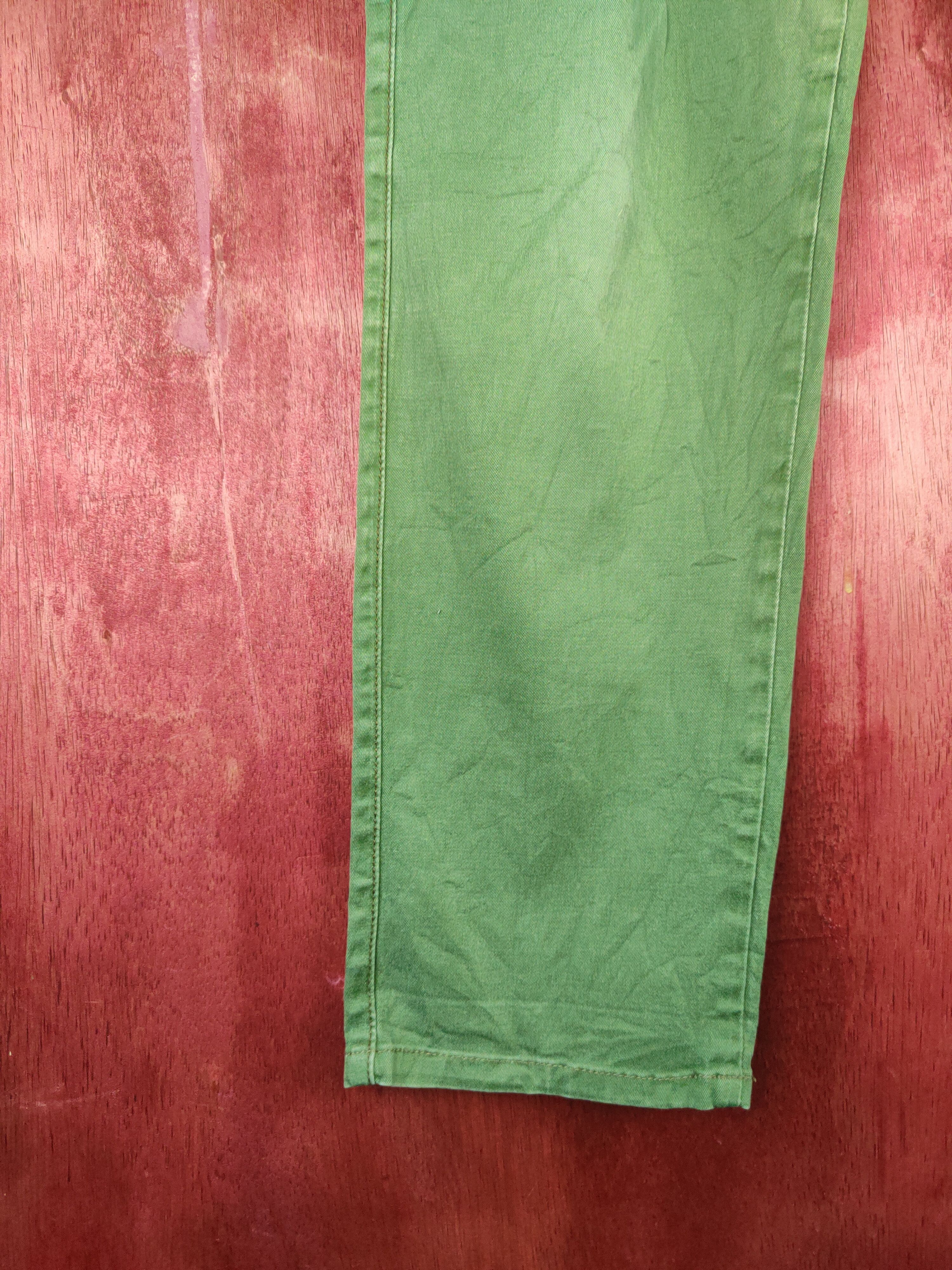 Global Work × Japanese Brand Global Work Green Multipocket Tactical Cargo Pants #S1415 Size US 31 - 4 Thumbnail