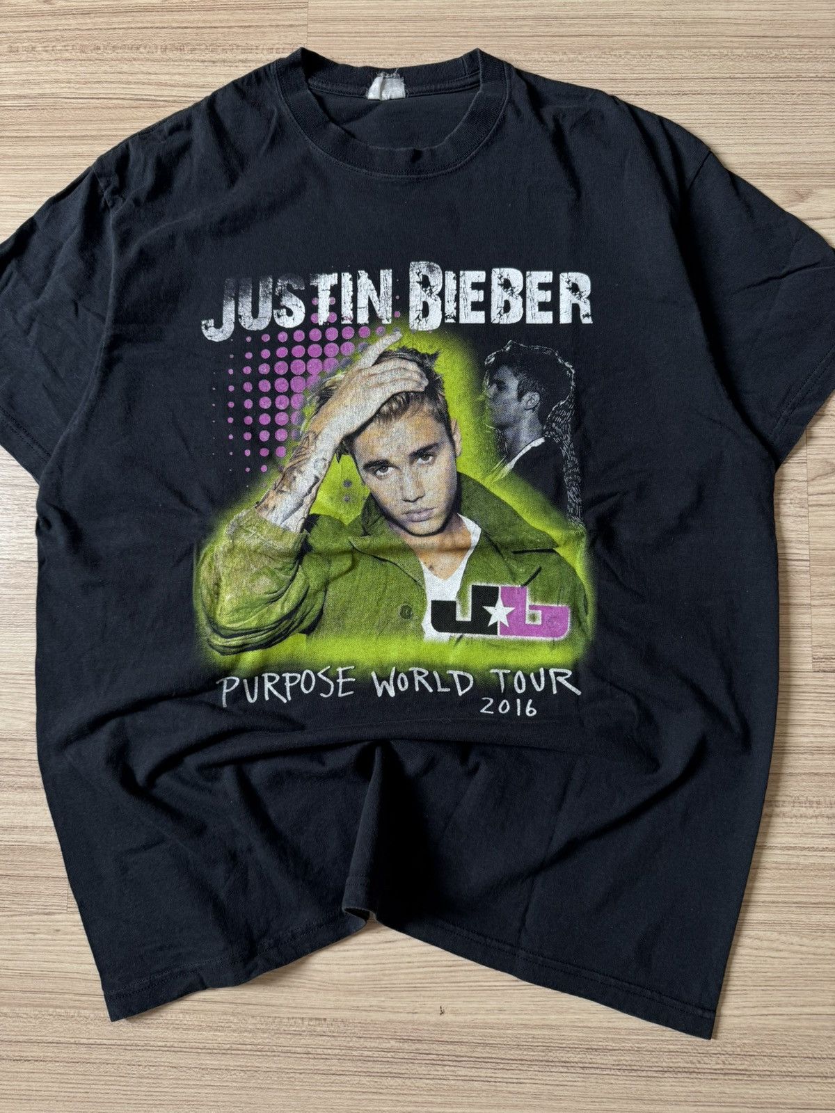 Band Tees × Rap Tees × Vintage Vintage Justin bieber tour t shirt Size US L / EU 52-54 / 3 - 3 Thumbnail