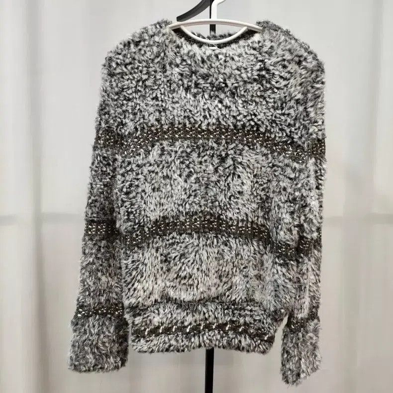 Chanel Chanel Striped round-neck sweater Size XXS / US 00 / IT 34 - 1 Thumbnail