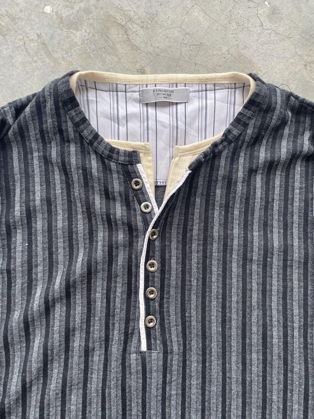Japanese Brand 2000s Japanese button up longsleeve double layer vkei style Size US M / EU 48-50 / 2 - 2 Thumbnail