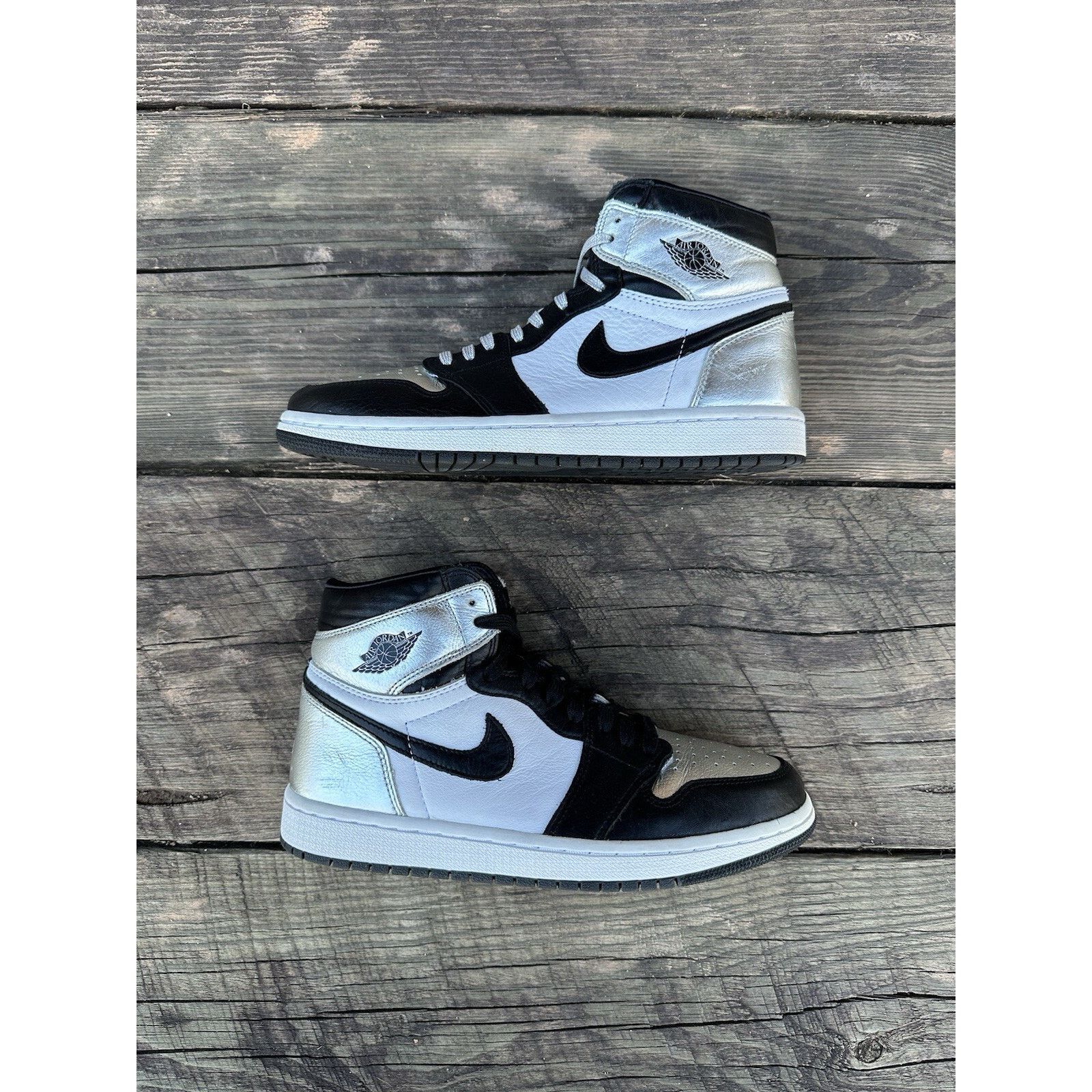 Jordan Brand Jordan 1 High OG Metallic Silver W - Size 8w/6.5m Size US 8 / IT 38 - 2 Thumbnail