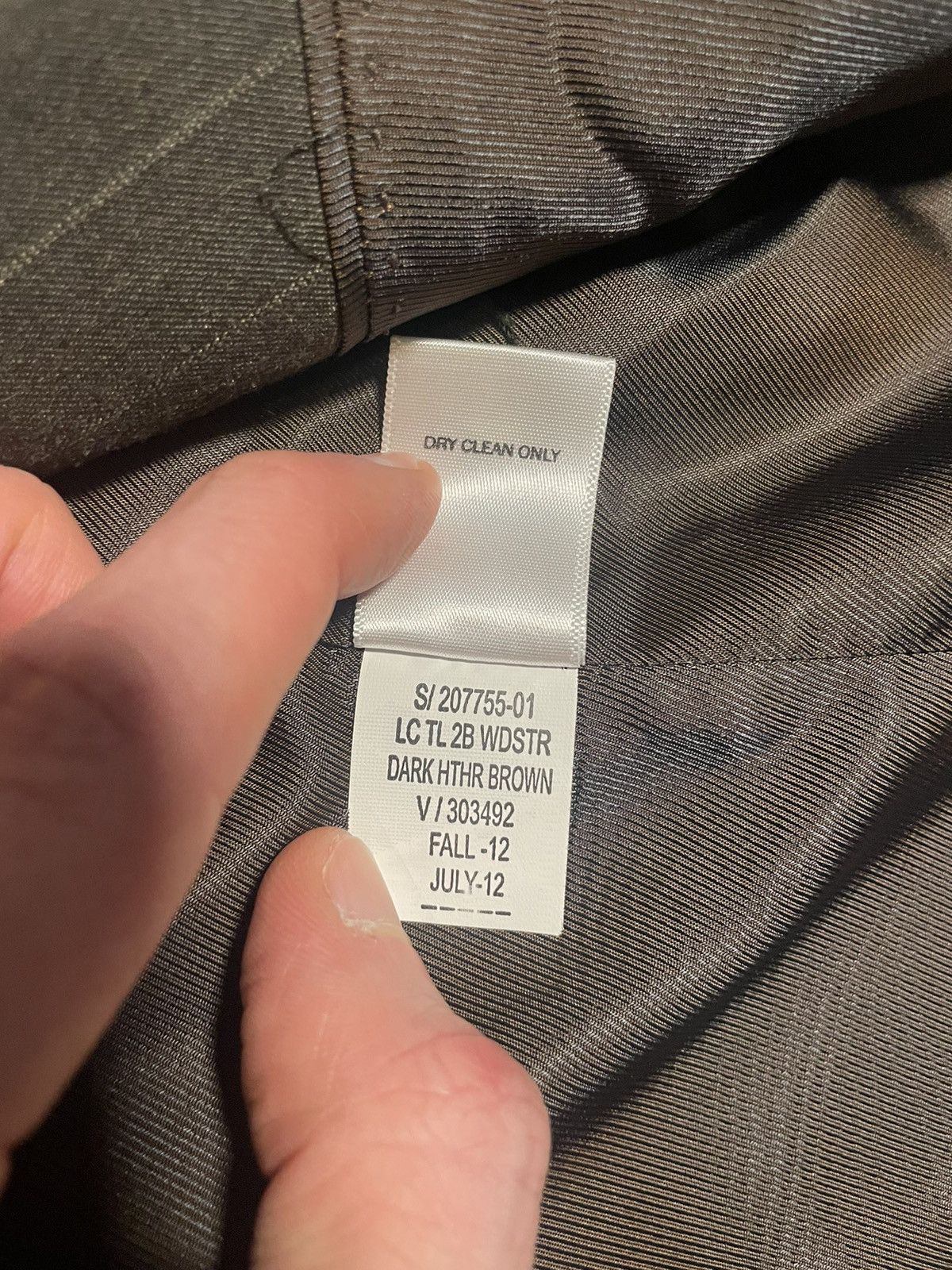 Banana Republic Brown pinstripe suit Size 42L - 5 Thumbnail