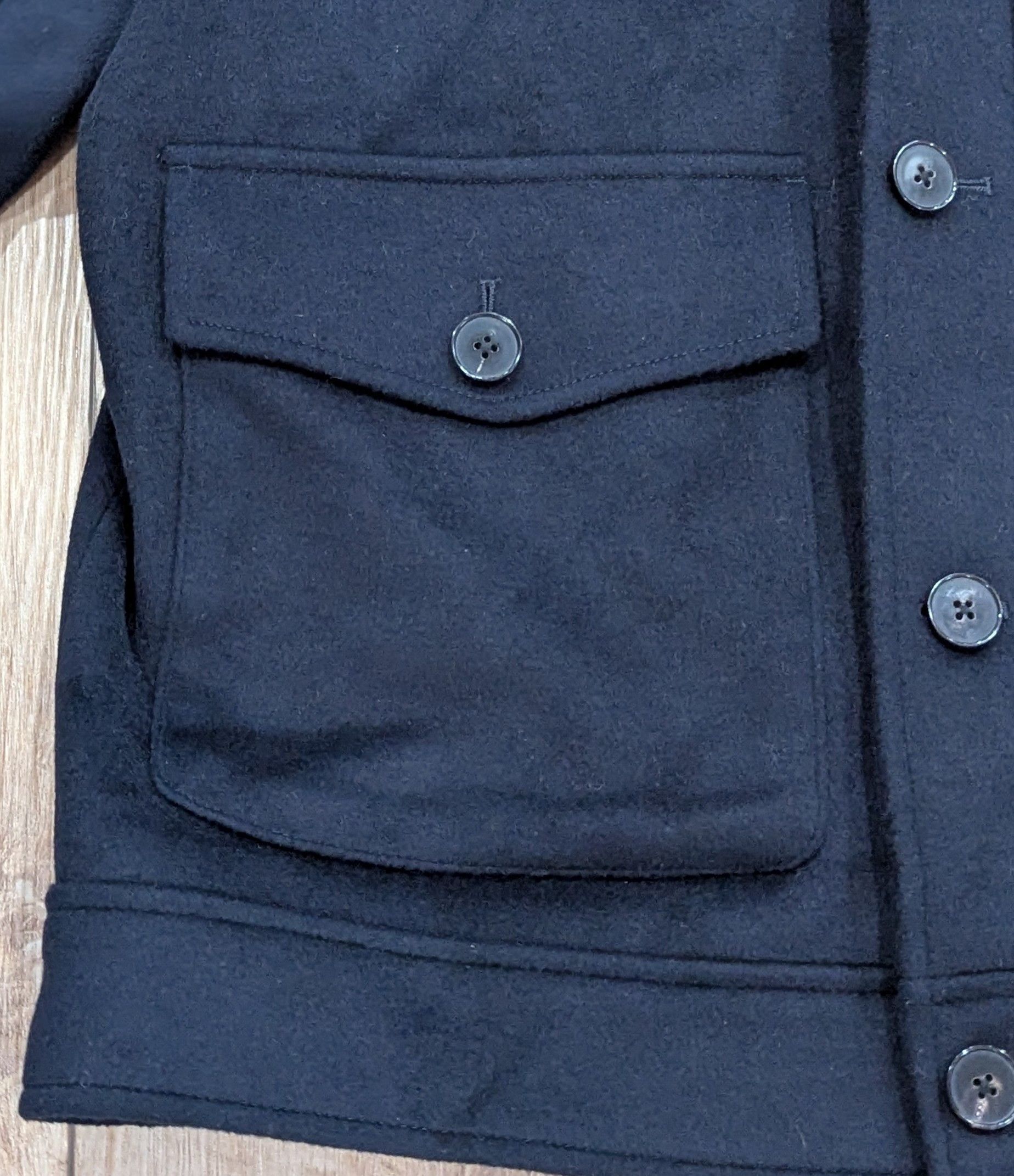 Reiss REISS Wool Blend Field Jacket Navy XL Size US XL / EU 56 / 4 - 2 Thumbnail