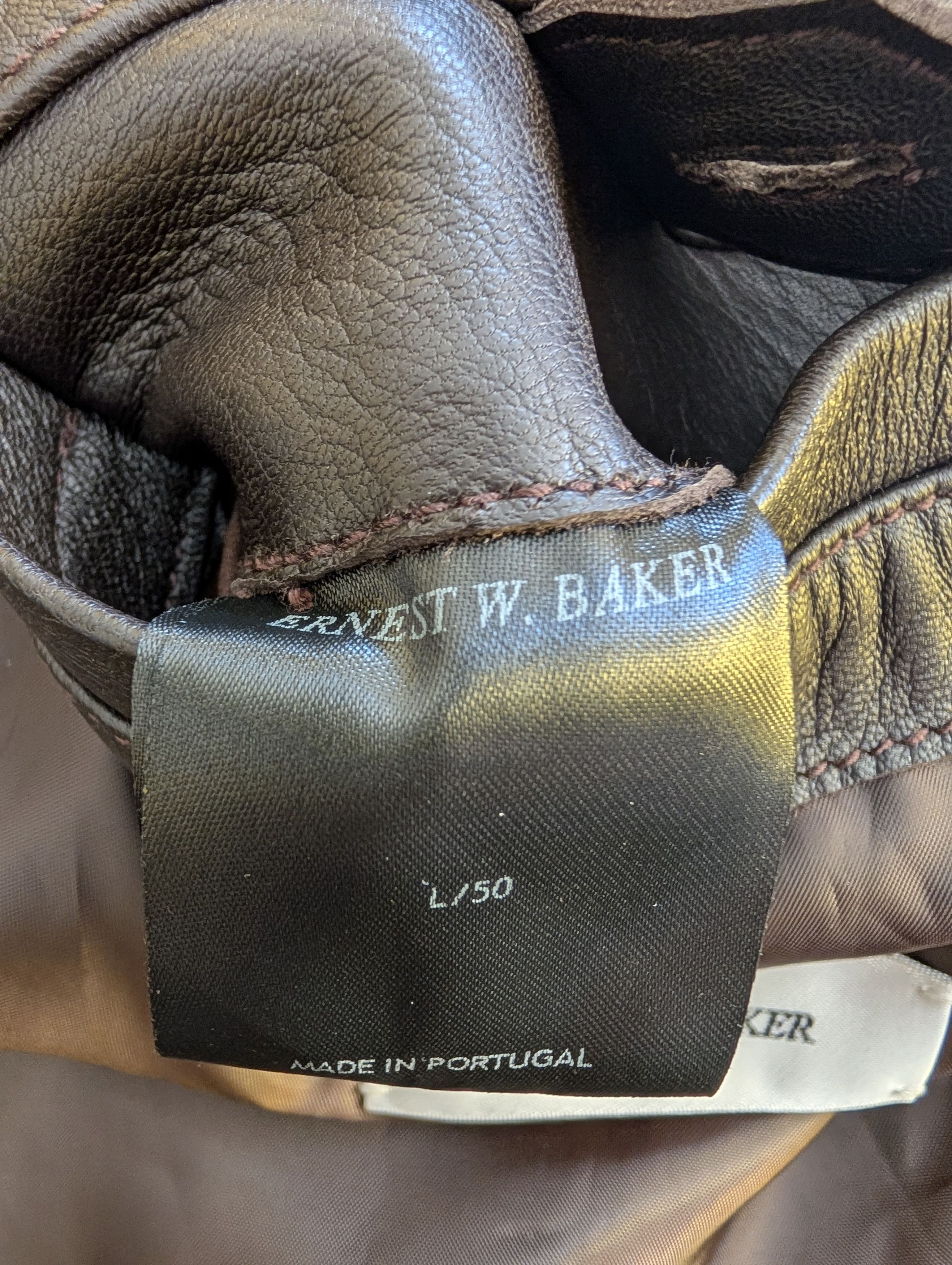 Ernest W. Baker Leather Coat Size US M / EU 48-50 / 2 - 8 Thumbnail