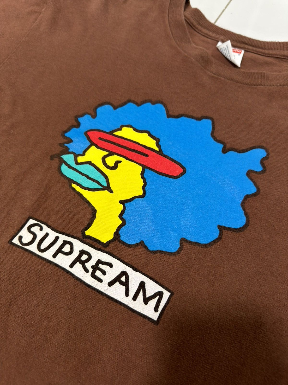 Supreme Supreme Gonz Tee Brown FW17 Size US M / EU 48-50 / 2 - 3 Thumbnail