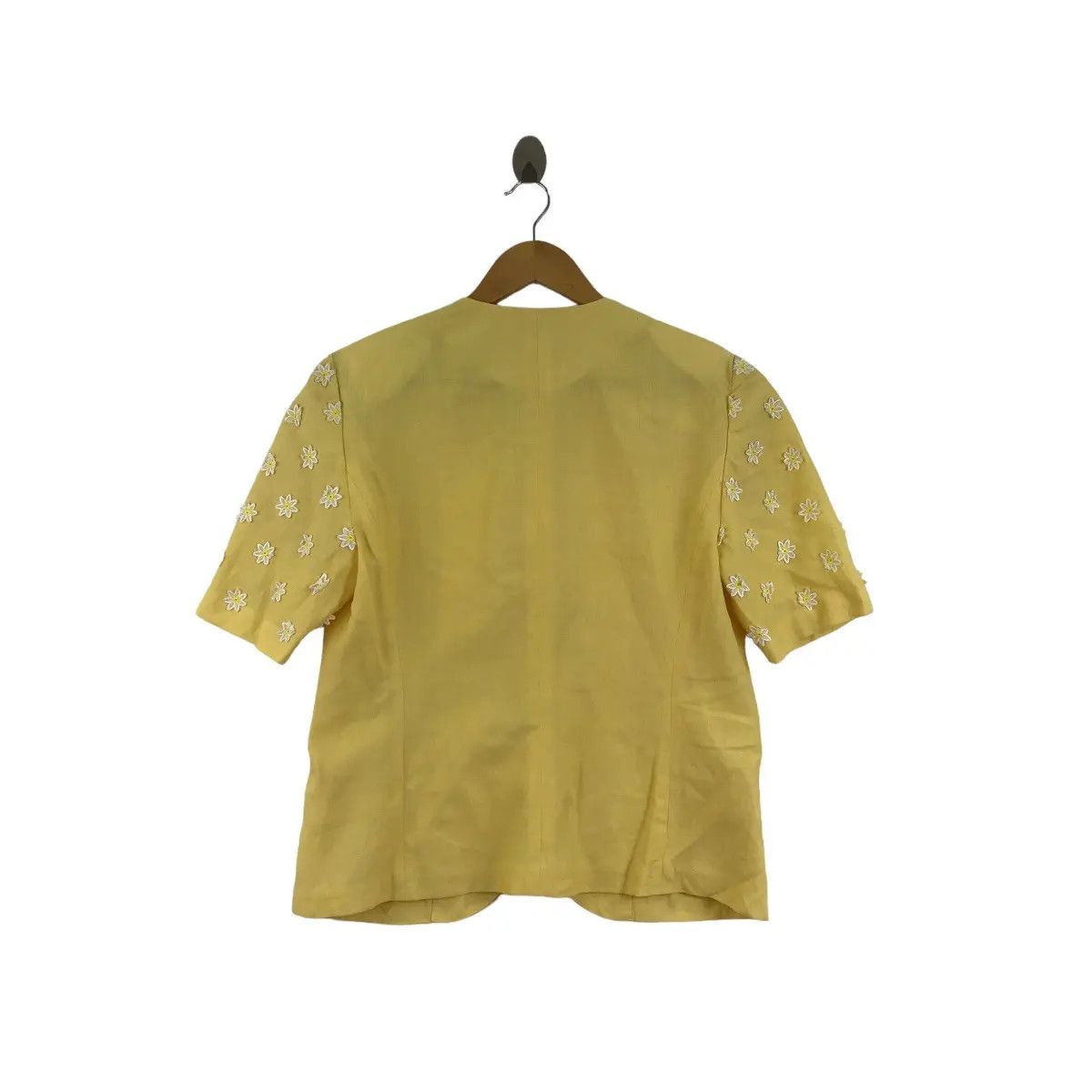 Hardy Amies Vintage HARDY AMIES BOUTIQUE London Floral Blouse Shirt Top Size S / US 4 / IT 40 - 3 Thumbnail