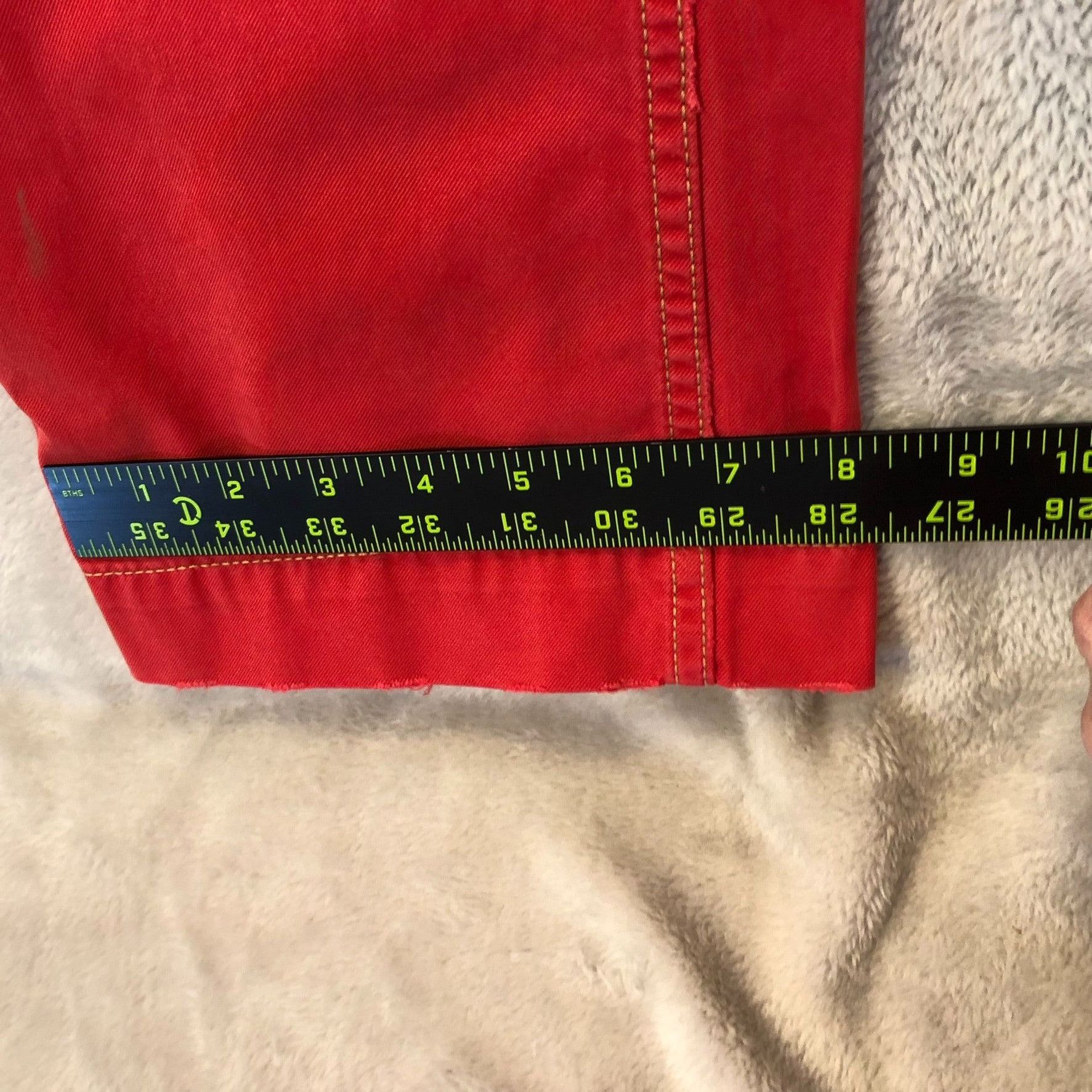 Robert Graham Robert Graham Mens Pants 40x35 Red Slim Fit Jeano Style Cott Size US 40 / EU 56 - 13 Thumbnail