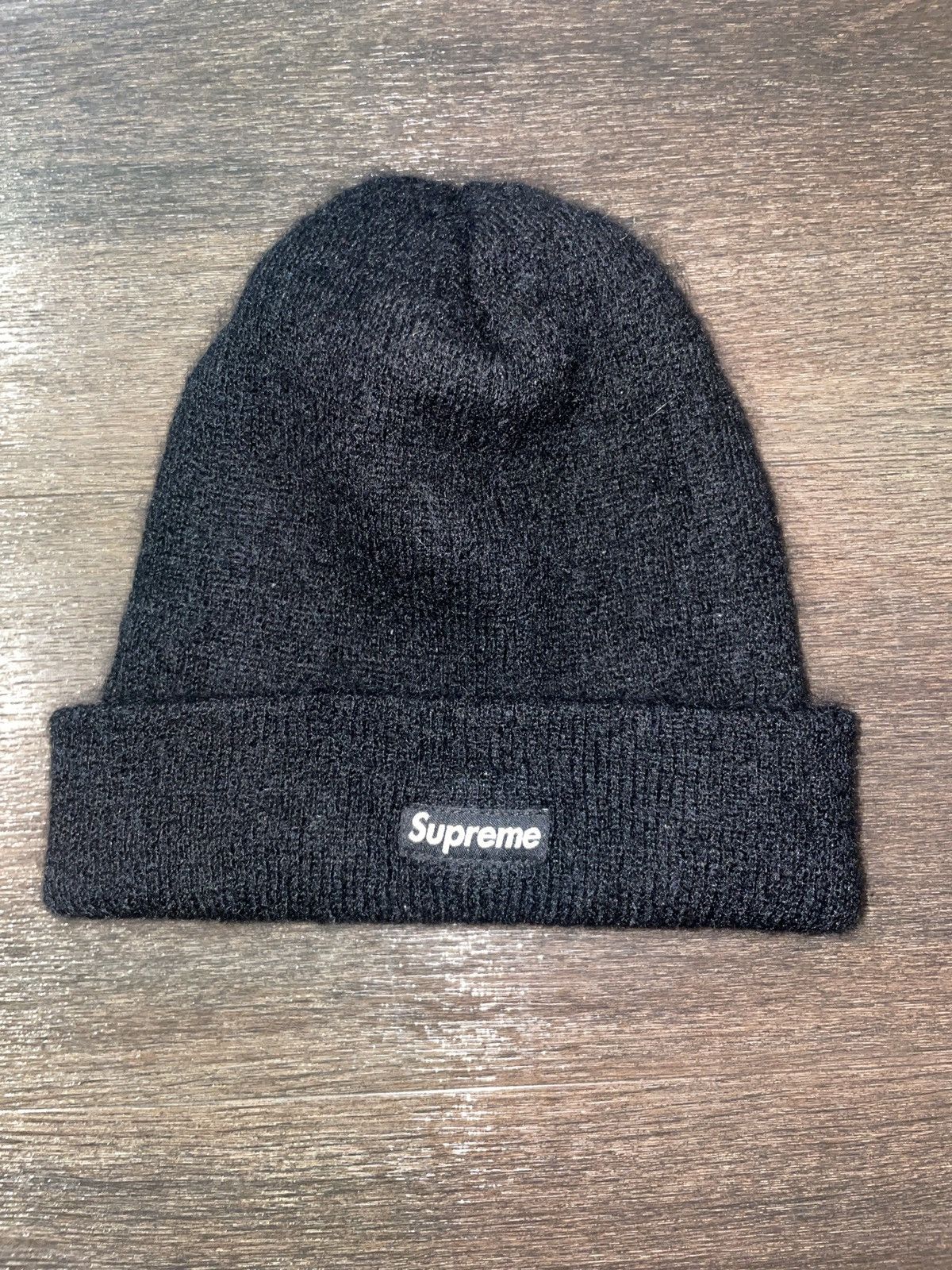 Supreme Mohair Beanie Black Hats