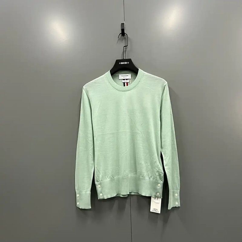 Thom Browne Thom Browne Green Wool Women's Long Sleeve Sweater 0089 Size M / US 6-8 / IT 42-44 - 1 Thumbnail