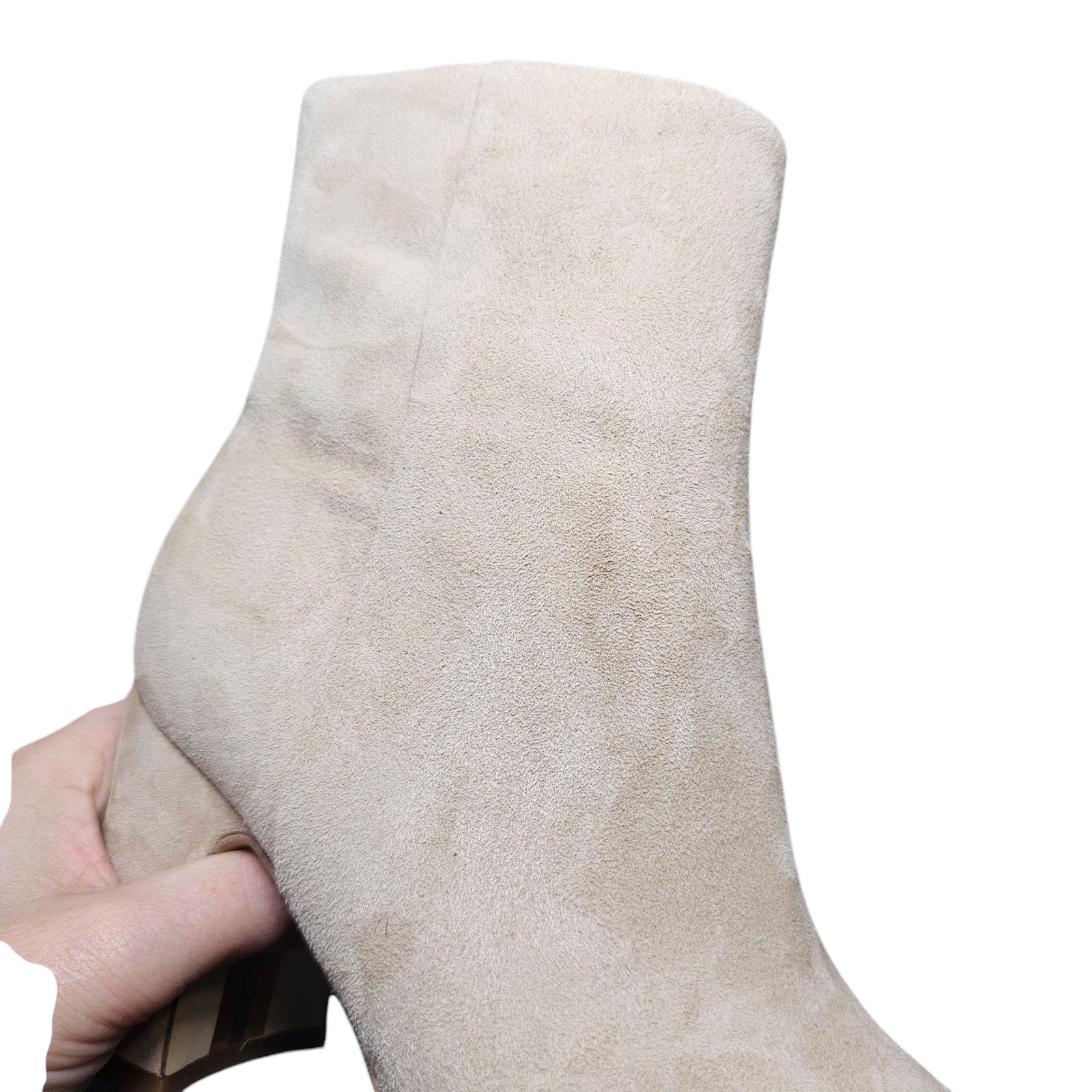 Sam Edelman Sam Edelman Fawn Ankle Boots, New in Box, Warm Oat Suede 6.5 Size US 6.5 / IT 36.5 - 6 Thumbnail