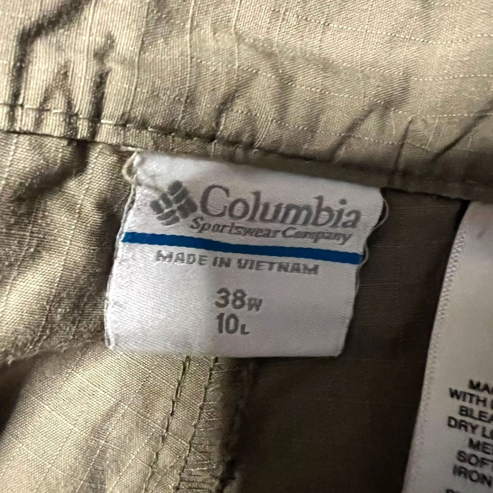Vintage Columbia PFG Shorts Mens 38 Light Brown Ripstop Cargo Size US 38 / EU 54 - 5 Thumbnail