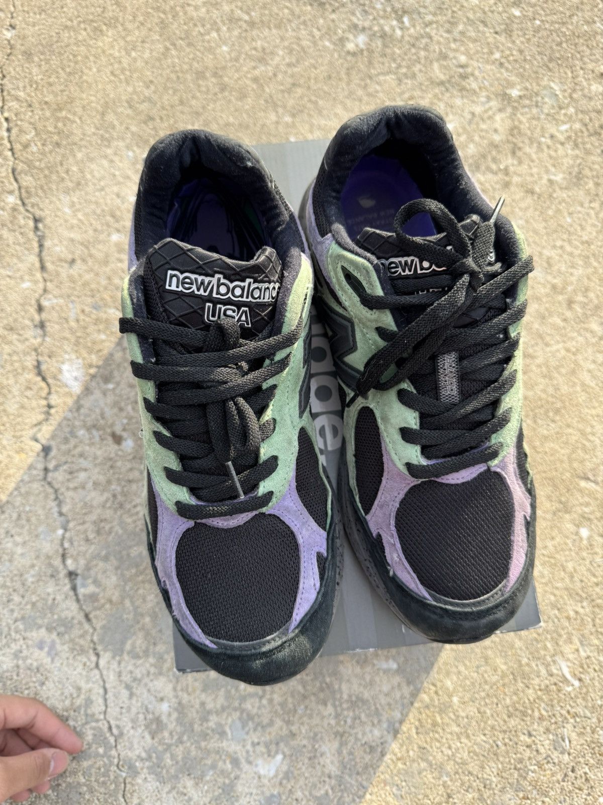 New Balance × Stray Rats Stray rats new balance 990v3 Joker | Grailed