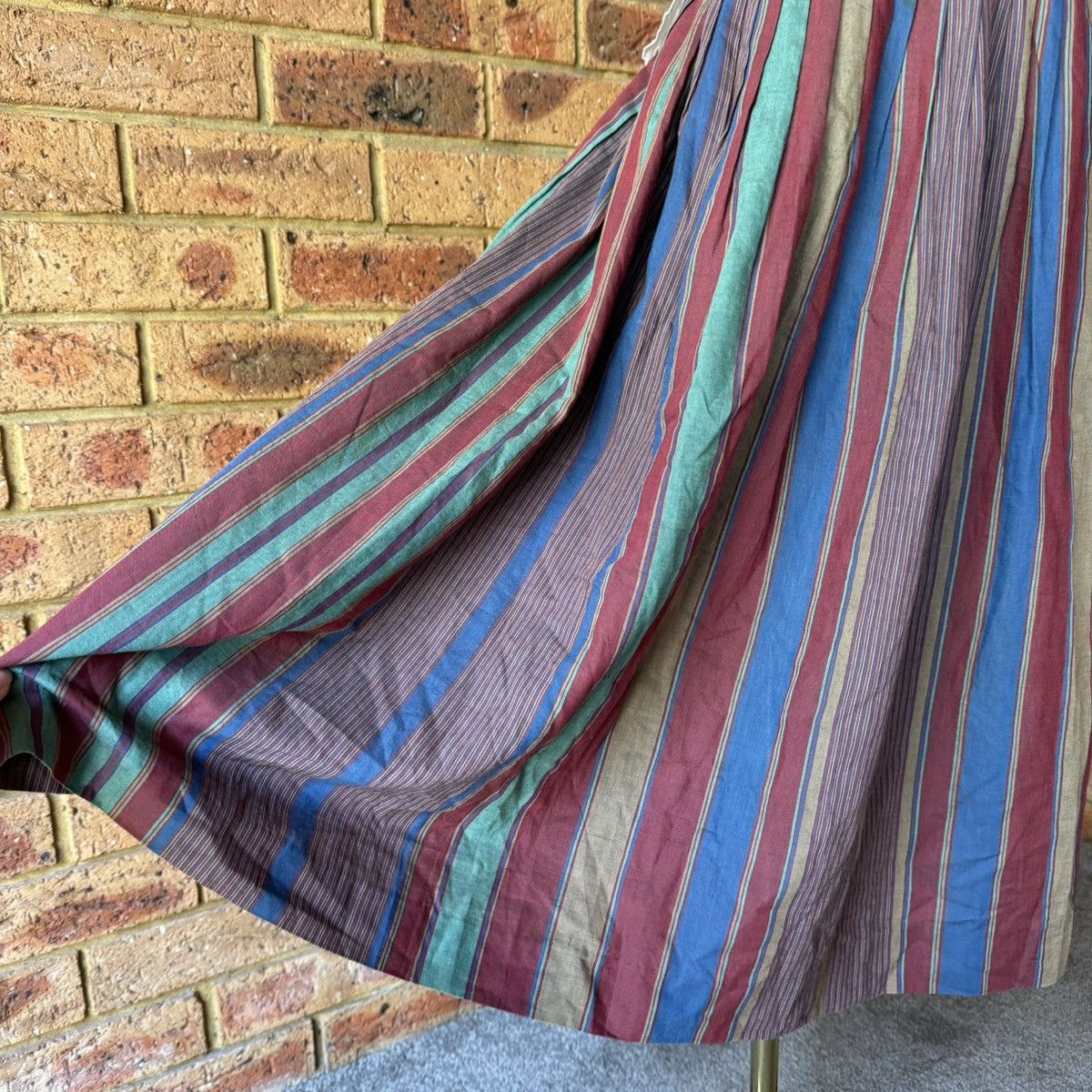 Calvin Klein × Vintage Calvin Klein midi striped skirt Size 28" / US 6 / IT 42 - 2 Thumbnail