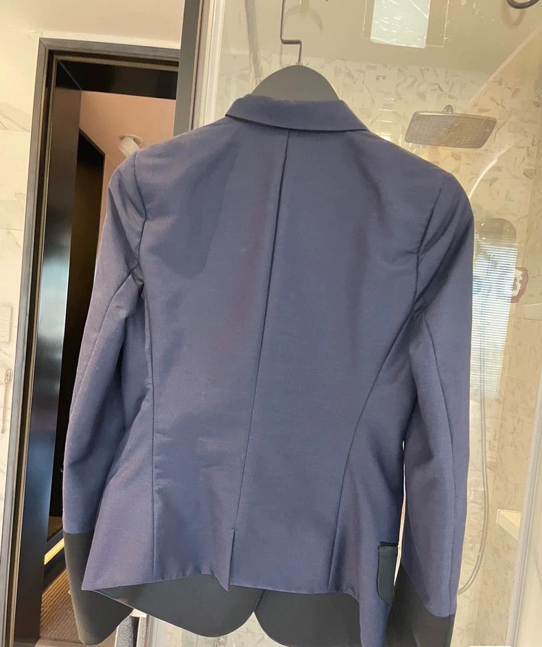 Jil Sander Jil Sander size 32 Blue and black spliced short jacket Size 4XL / US 24-26 - 2 Thumbnail