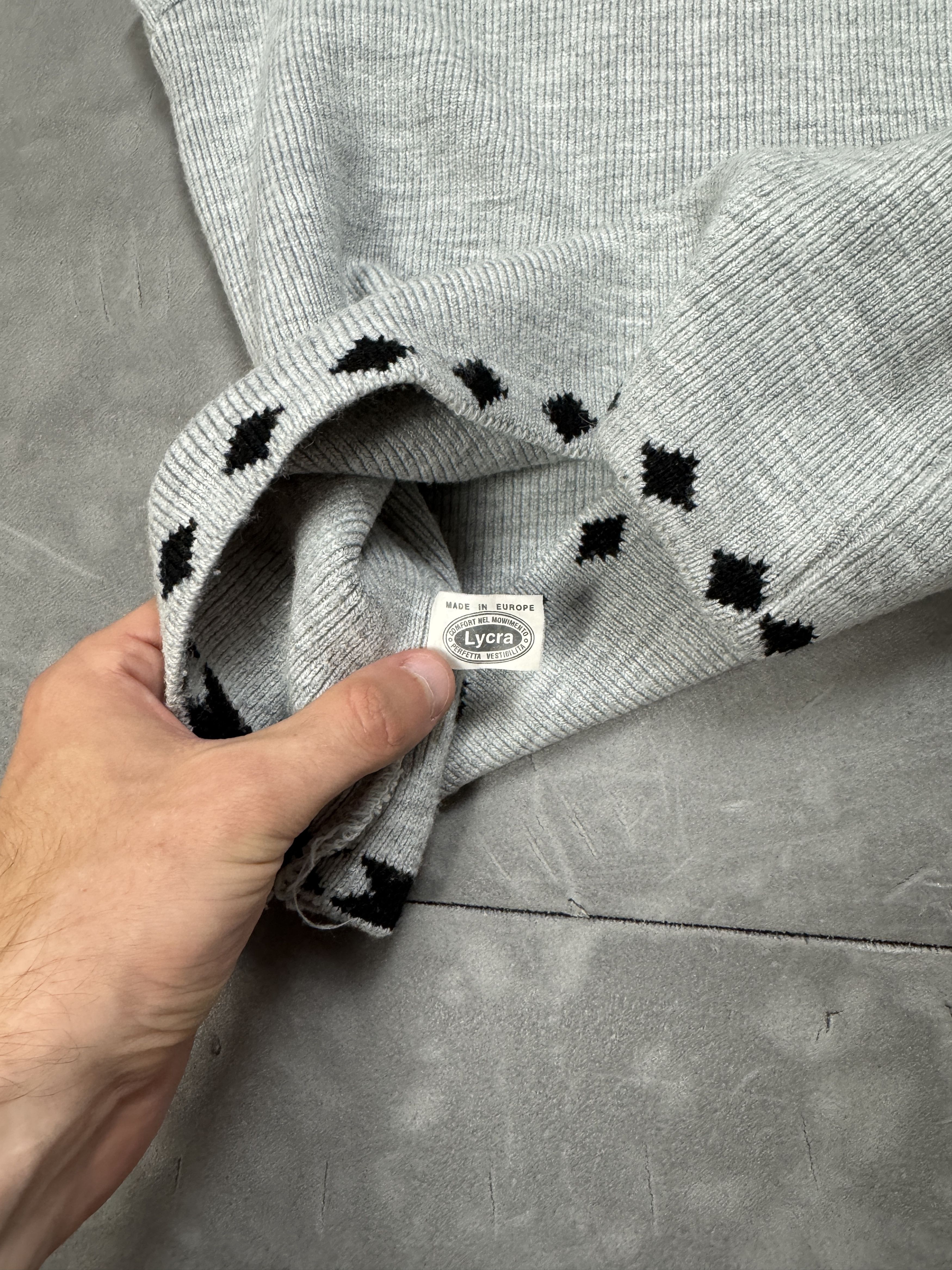 Vintage 90s Aesthetic Gray Sweater Vest Vintage S/M coquette y2k Size M / US 6-8 / IT 42-44 - 5 Thumbnail