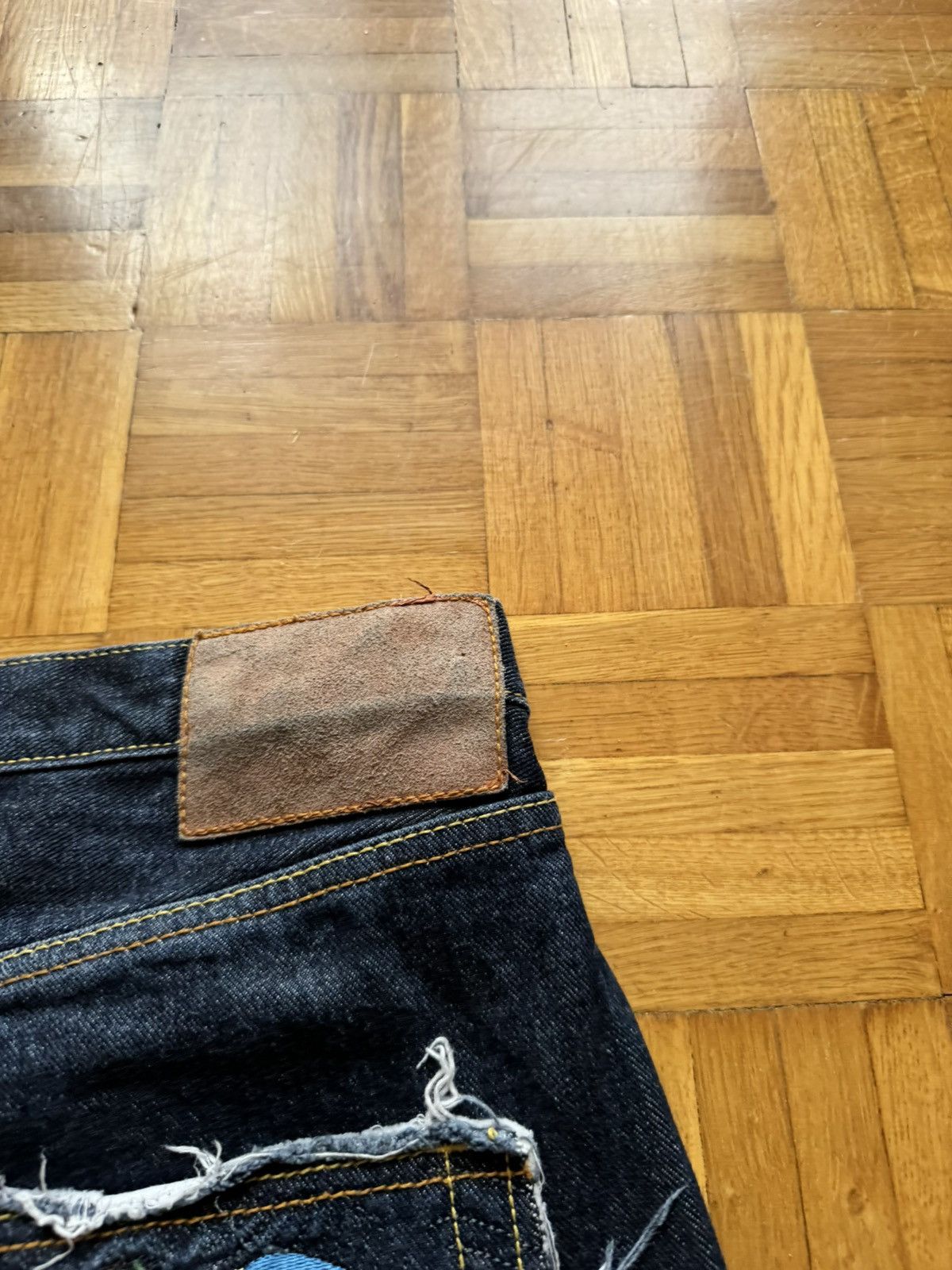 Red Monkey Pants Crazy Vintage Y2K Baggy Red Monkey Co Jeans Size US 40 / EU 56 - 7 Thumbnail