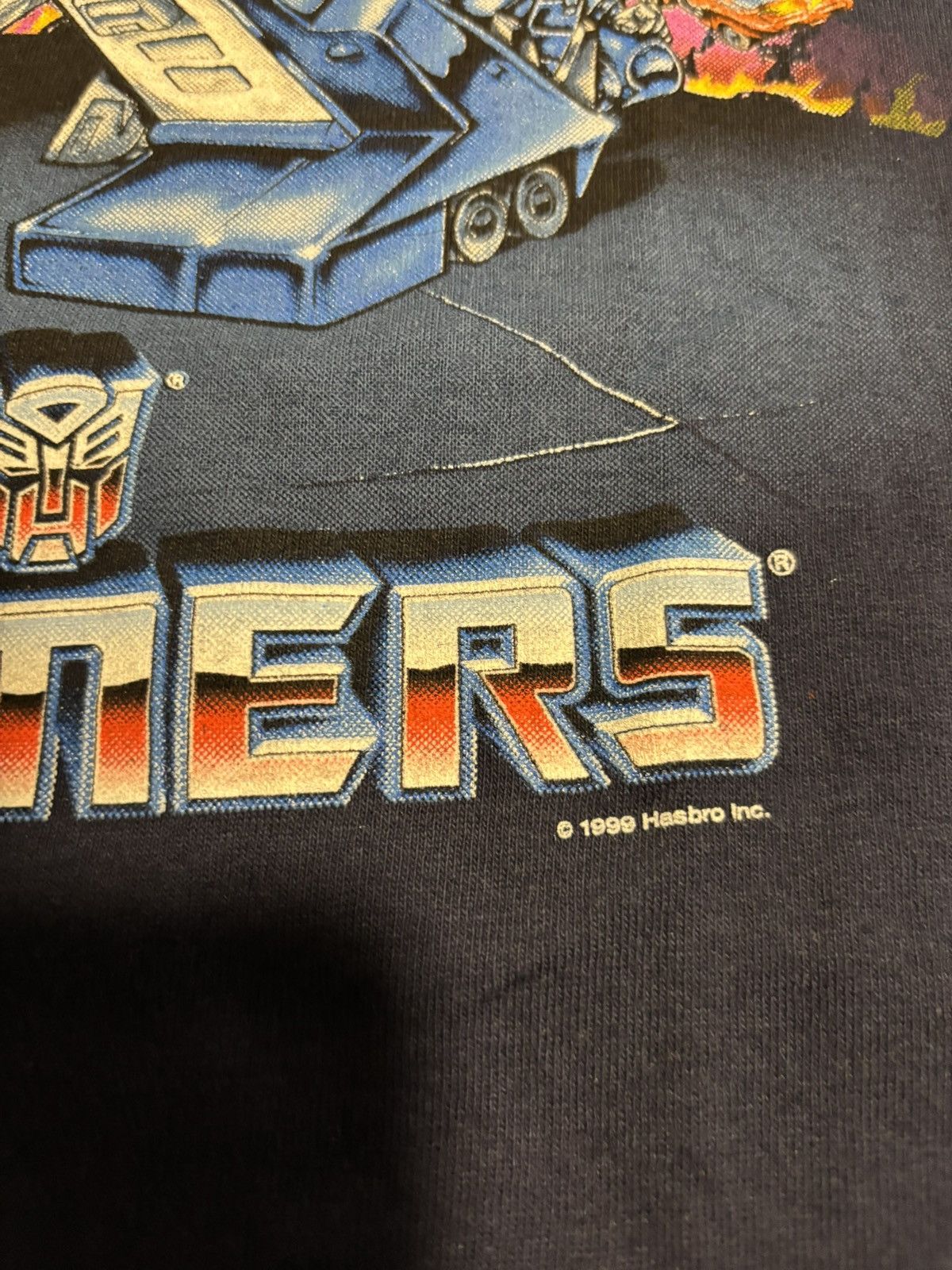 Band Tees × Vintage Vintage 1999 Transformers T Shirt. Hasbro Vintage Size US L / EU 52-54 / 3 - 4 Thumbnail