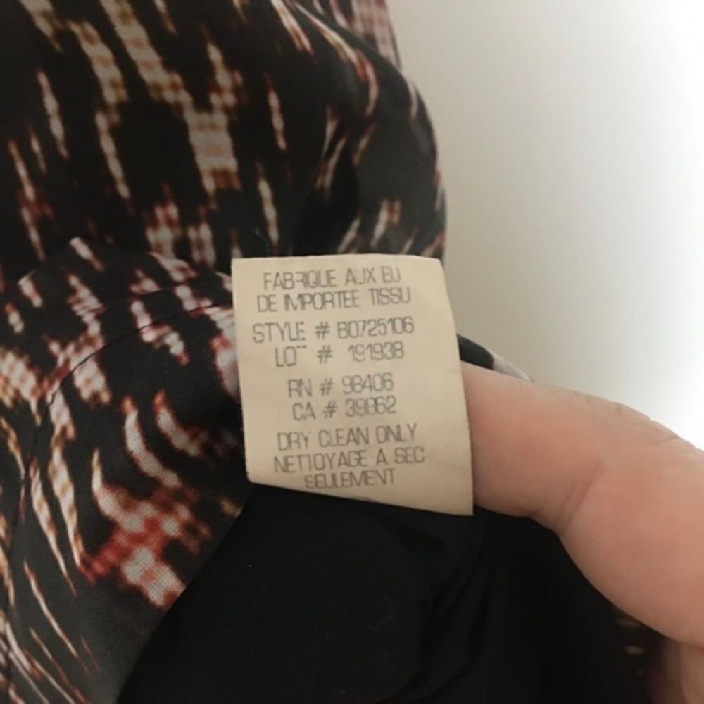 Theory Theory Silk Racerback Tank Top Women’s Size Small Black Abst Size S / US 4 / IT 40 - 4 Thumbnail