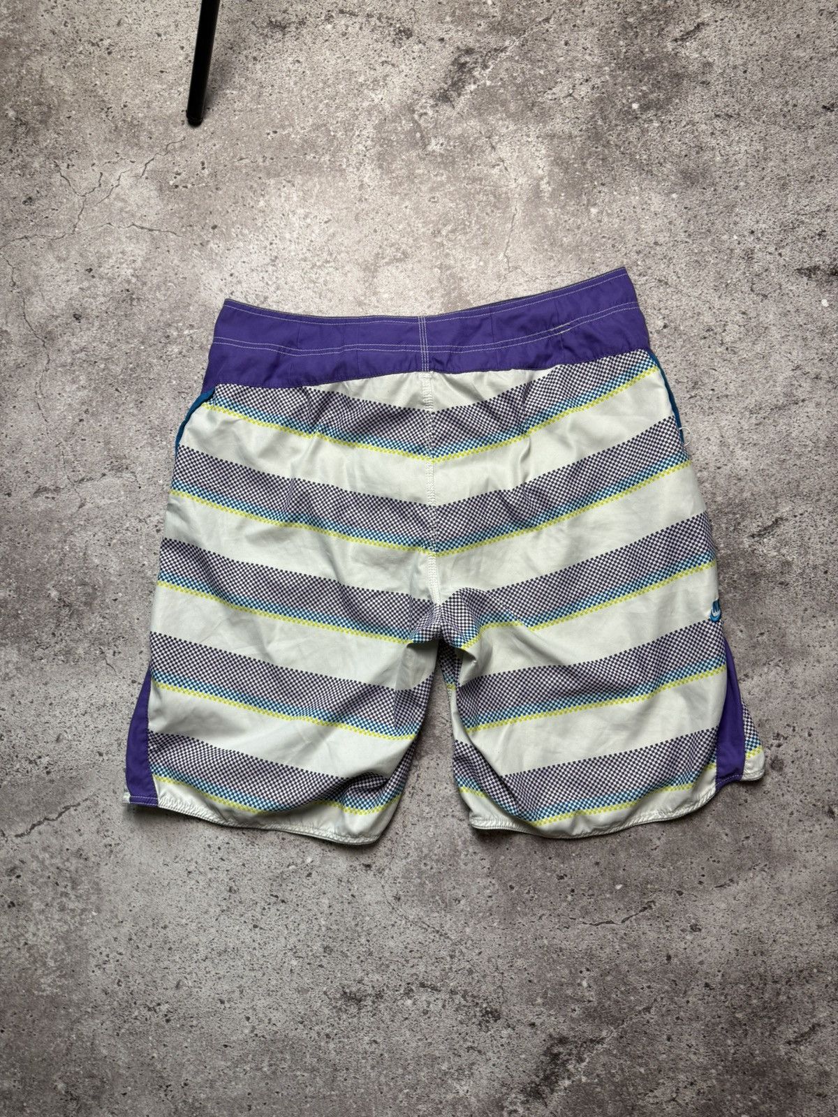 Nike Vintage Nike Nylon Crazy Shorts 90s Y2K Size US 33 - 3 Thumbnail