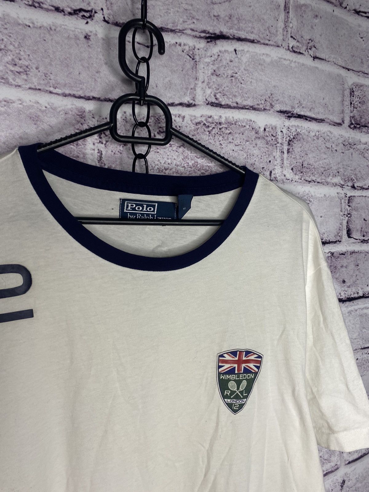 Polo Ralph Lauren Men's polo Ralp Lauren Wimbledon overprint logo tee Size US L / EU 52-54 / 3 - 4 Thumbnail