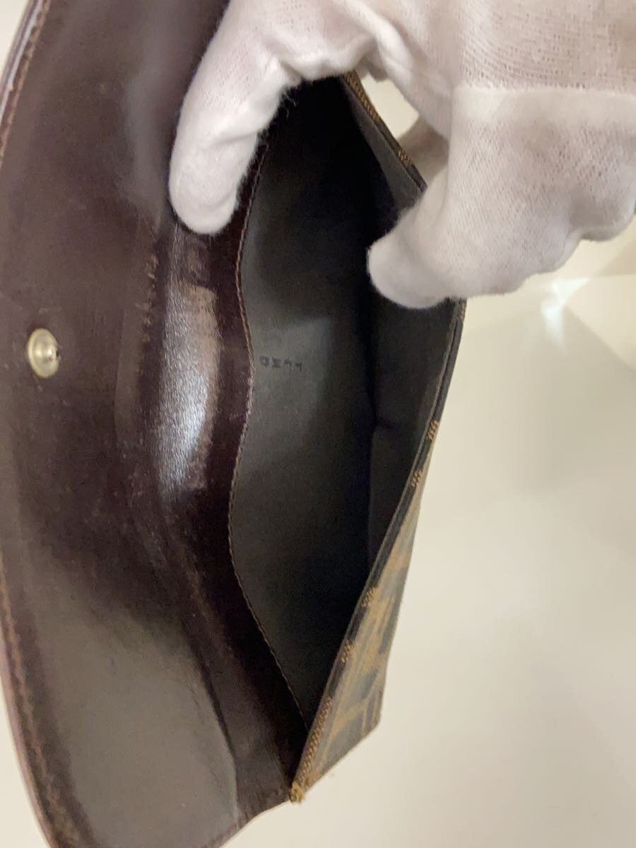 Fendi Fendi Leather Long Wallet Brown Size ONE SIZE - 7 Thumbnail