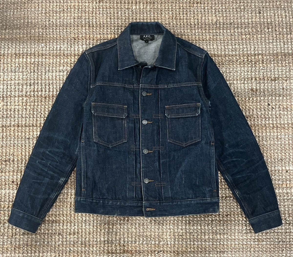 Apc shops selvedge denim jacket