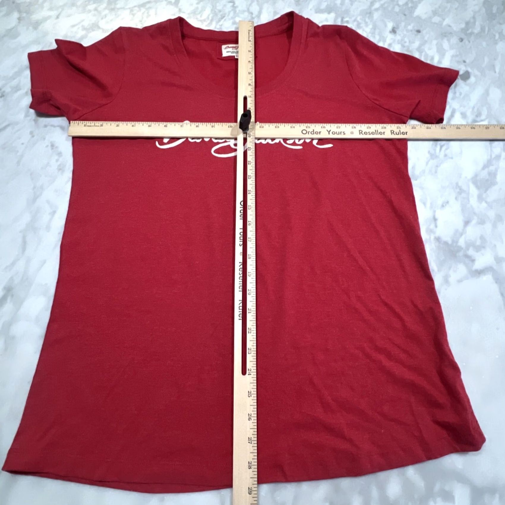 Vintage Barrett Jackson Women’s T Shirt 2XL Red Embroidery Classic Muscle Cars Auction Size XXL / US 16-18 / IT 52-54 - 7 Thumbnail