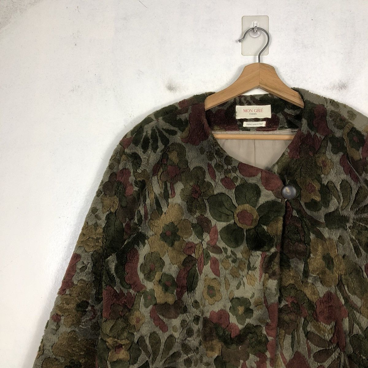 Designer × Japanese Brand × Vintage 📌CROPPED VELVET JACKET MON GRE FEMME ISSEY MIYAKE Size M / US 6-8 / IT 42-44 - 9 Thumbnail