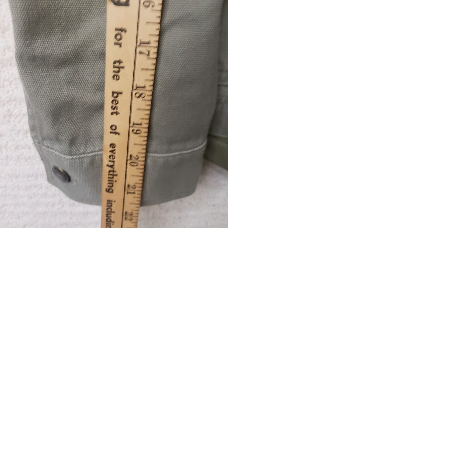 J. Jill J Jill Jacket Petite Short Army Green Canvas Inner Liner Hoodie Pockets Button Closure 2-in-1 Vintage? No, Not Vintage Size S / US 4 / IT 40 - 11 Thumbnail